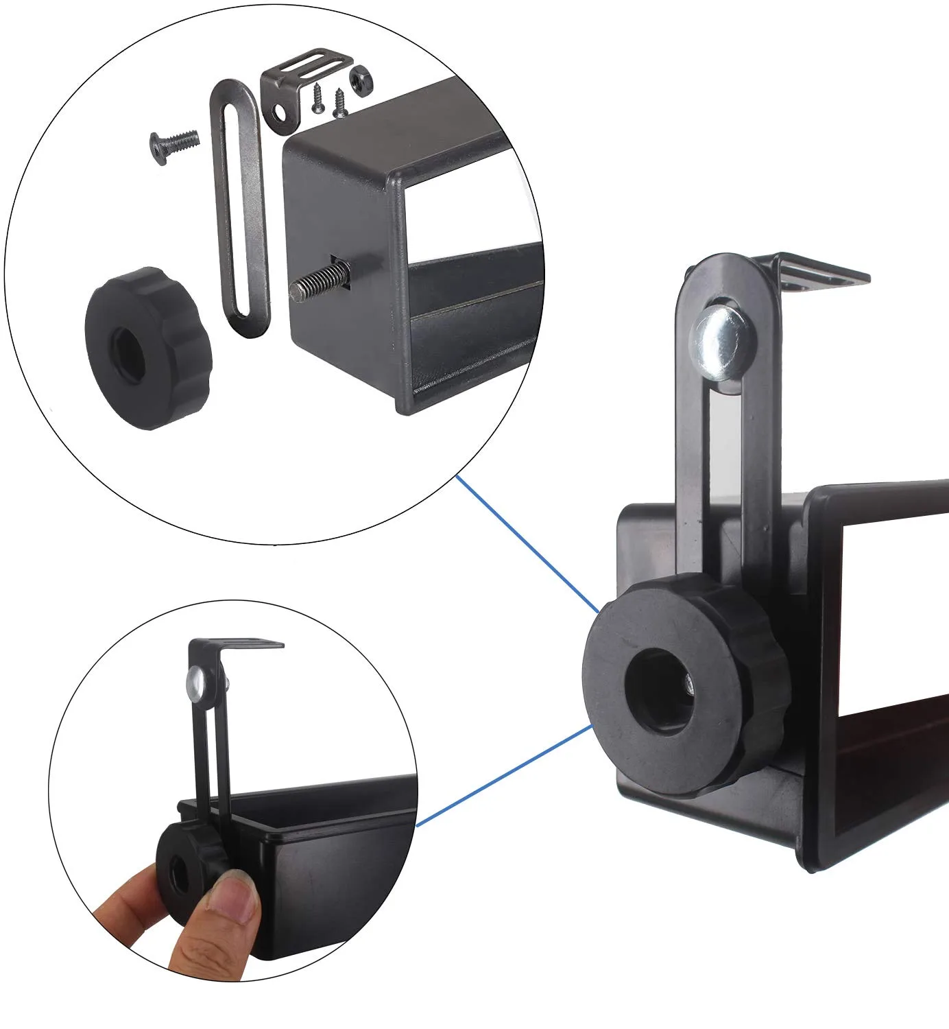 HKOO 4-Panel Golf Cart Rear View Mirror for E-Z-GO & Club Car image 4