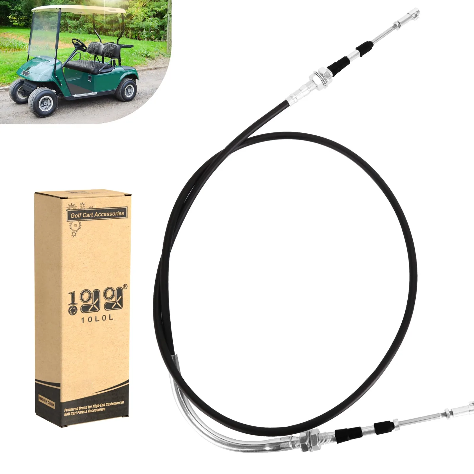 10L0L 66-Inch Shifter Cable for E-Z-GO Gas Carts