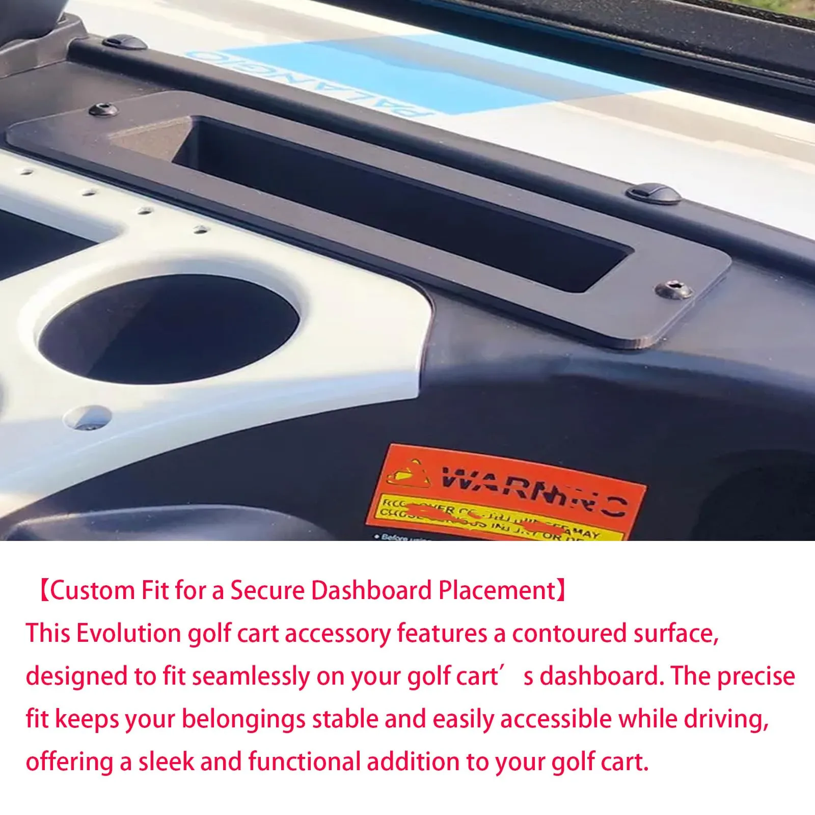 Evolution Golf Cart Phone Holder & Wallet Storage MZC-07 image 3