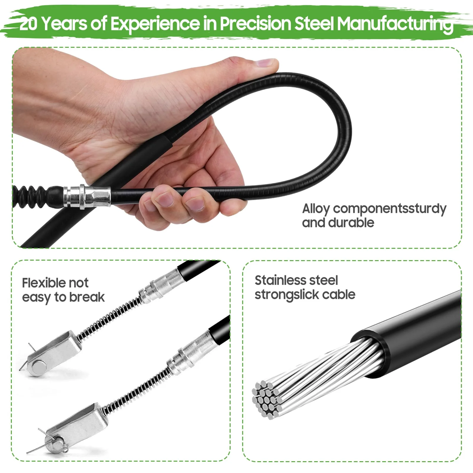 10L0L Brake Cable Set for E-Z-GO TXT and Medalist image 3