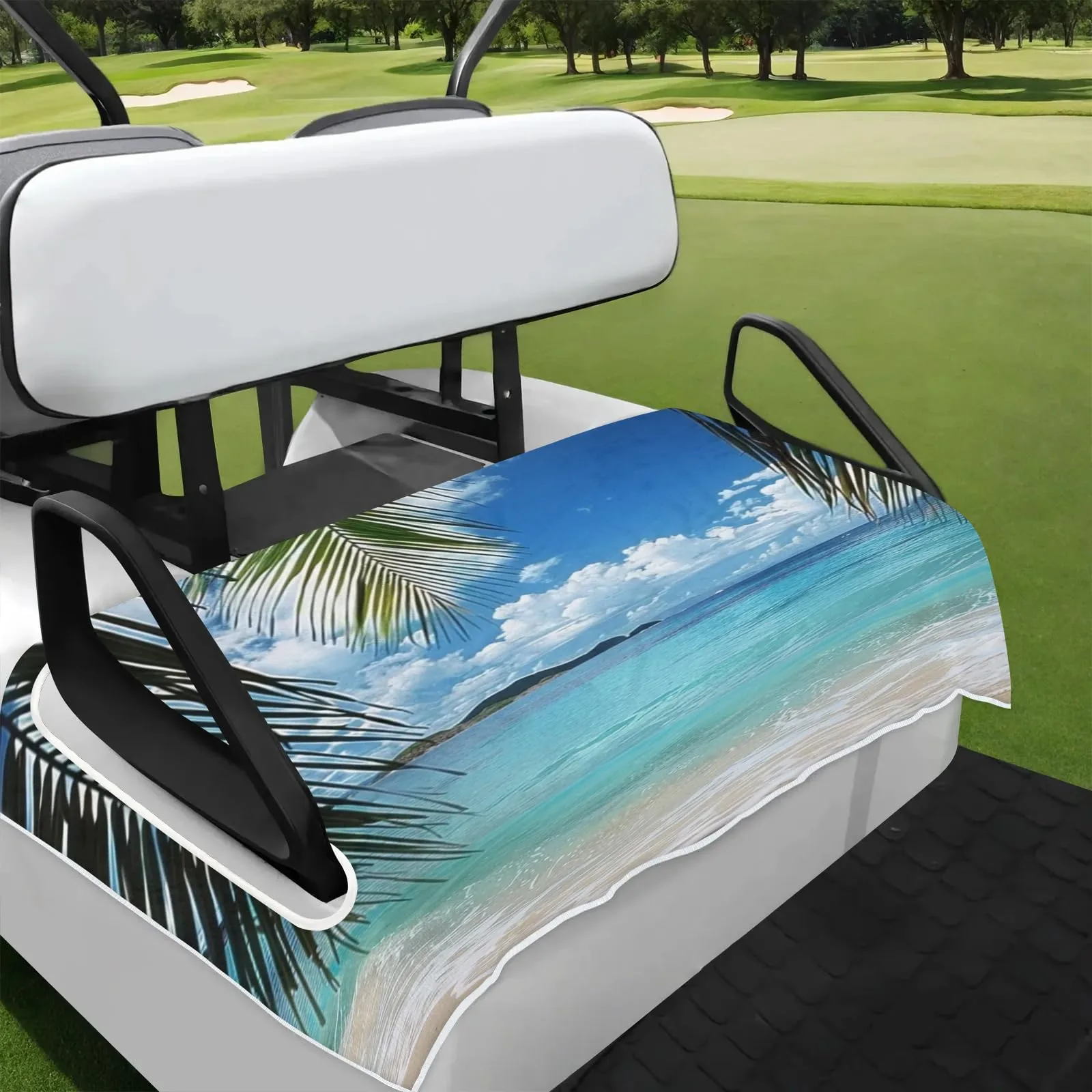 Tiveruda Palm Tree Leaf Golf Cart Seat Cover