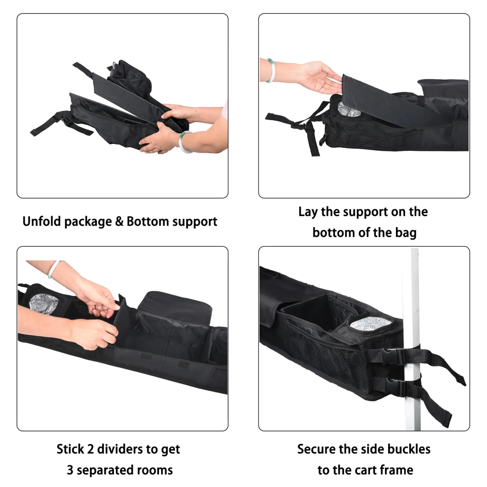 Yamaha Adventurer Sport 4 Front Golf Cart Organizer image 3