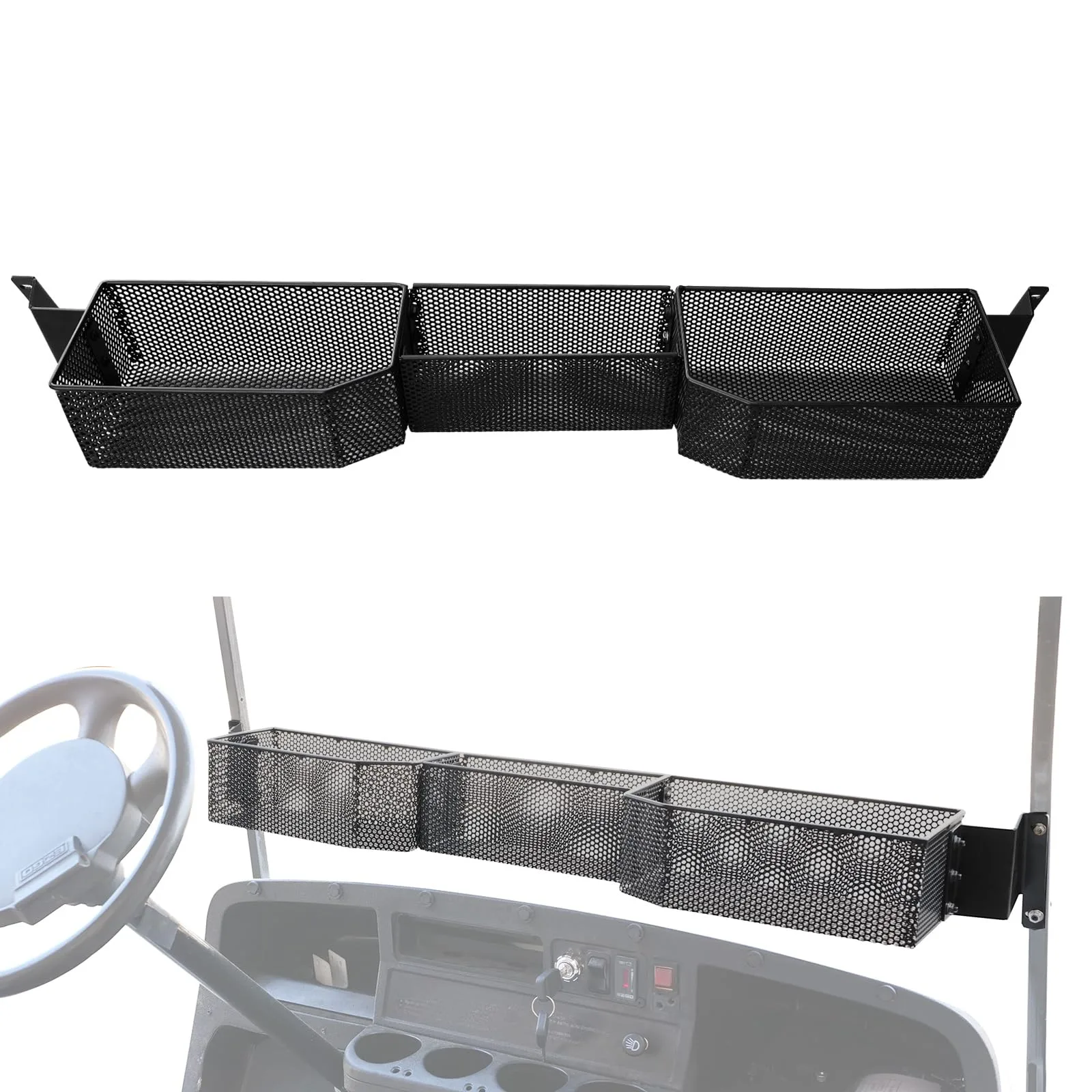LUXEMOTO Front Inner Dash Storage Basket for E-Z-GO TXT