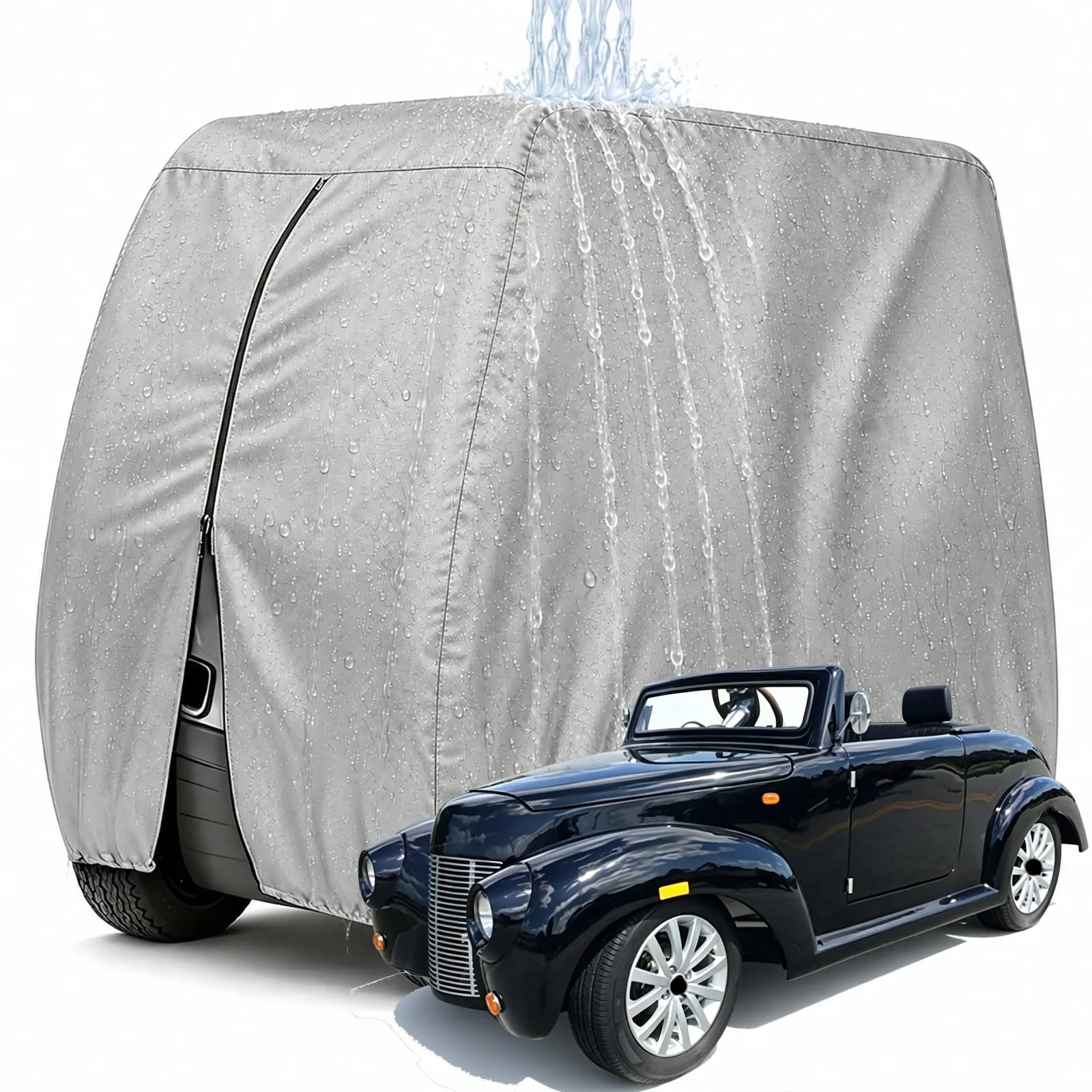 Golf Cart Cover for America EV 39 Roadster 4 Passenger