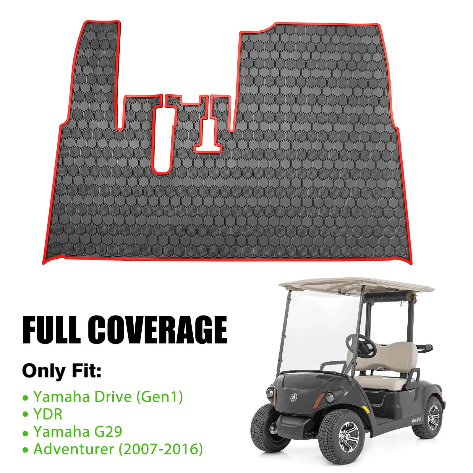 MOSNAI M3845 Floor Mat for Yamaha G29 Golf Cart image 2