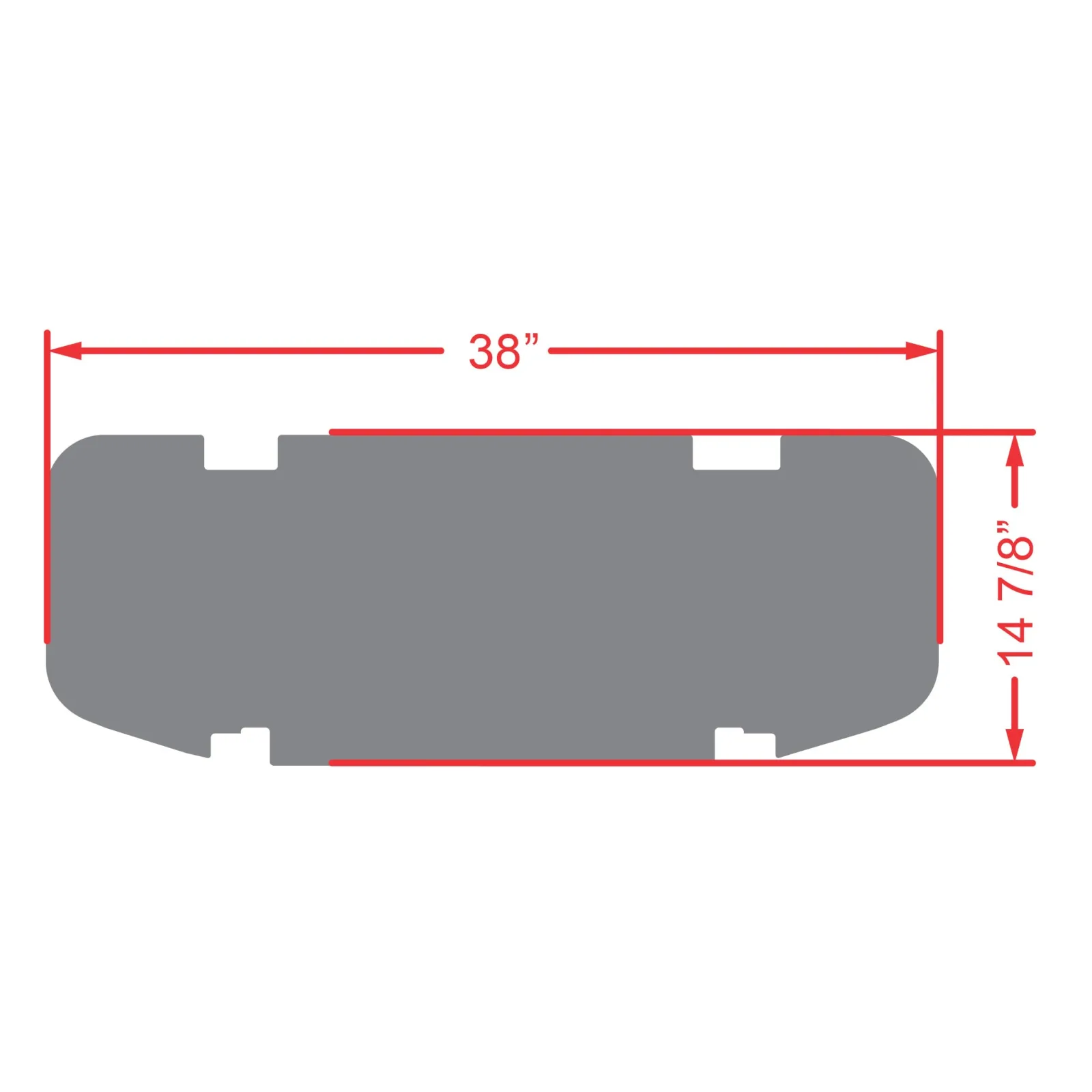 Xtreme Rear Step Mat for DoubleTake Max5/Max6 Kits image 2