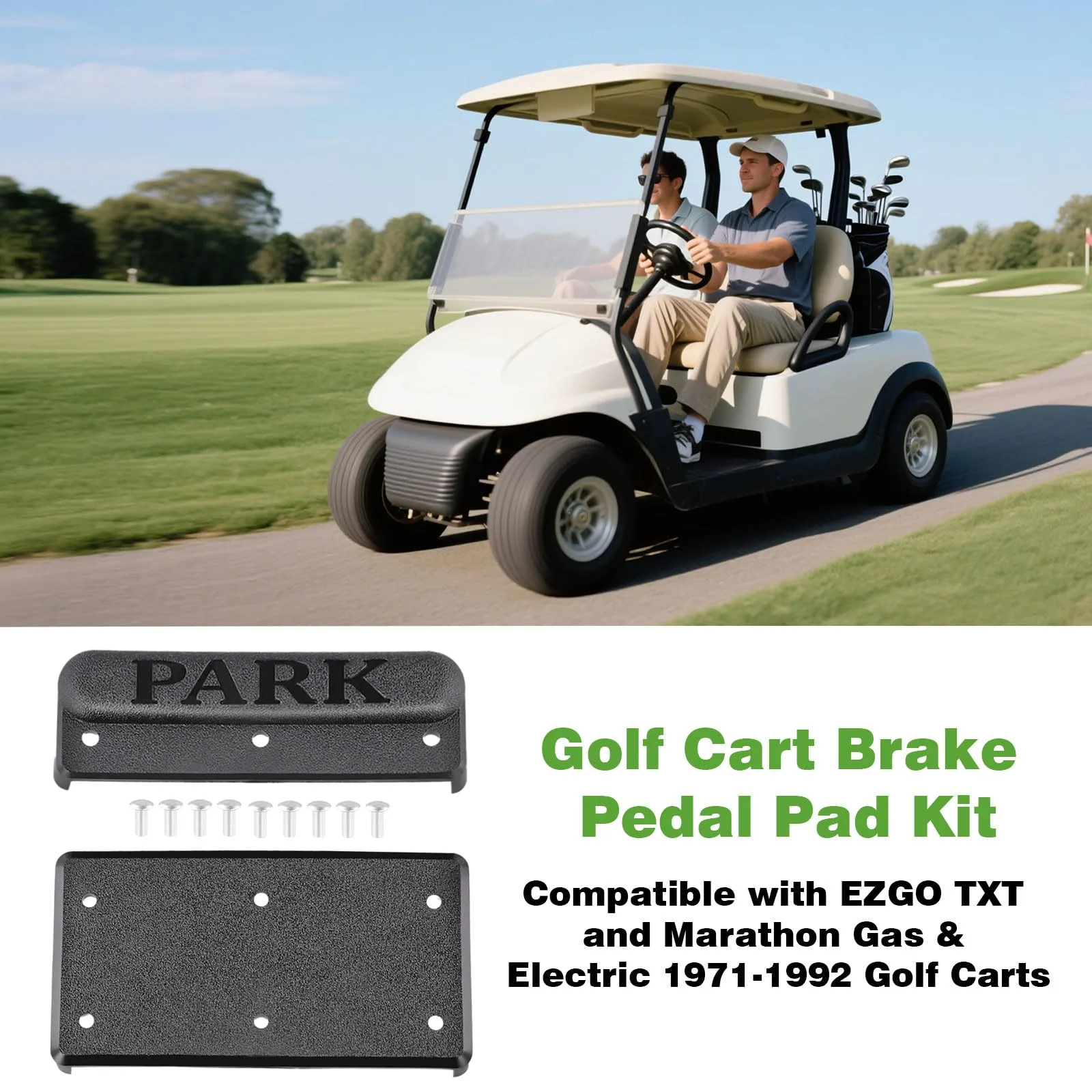 Roykaw G-0647 Brake Pedal Pad for E-Z-GO TXT image 2