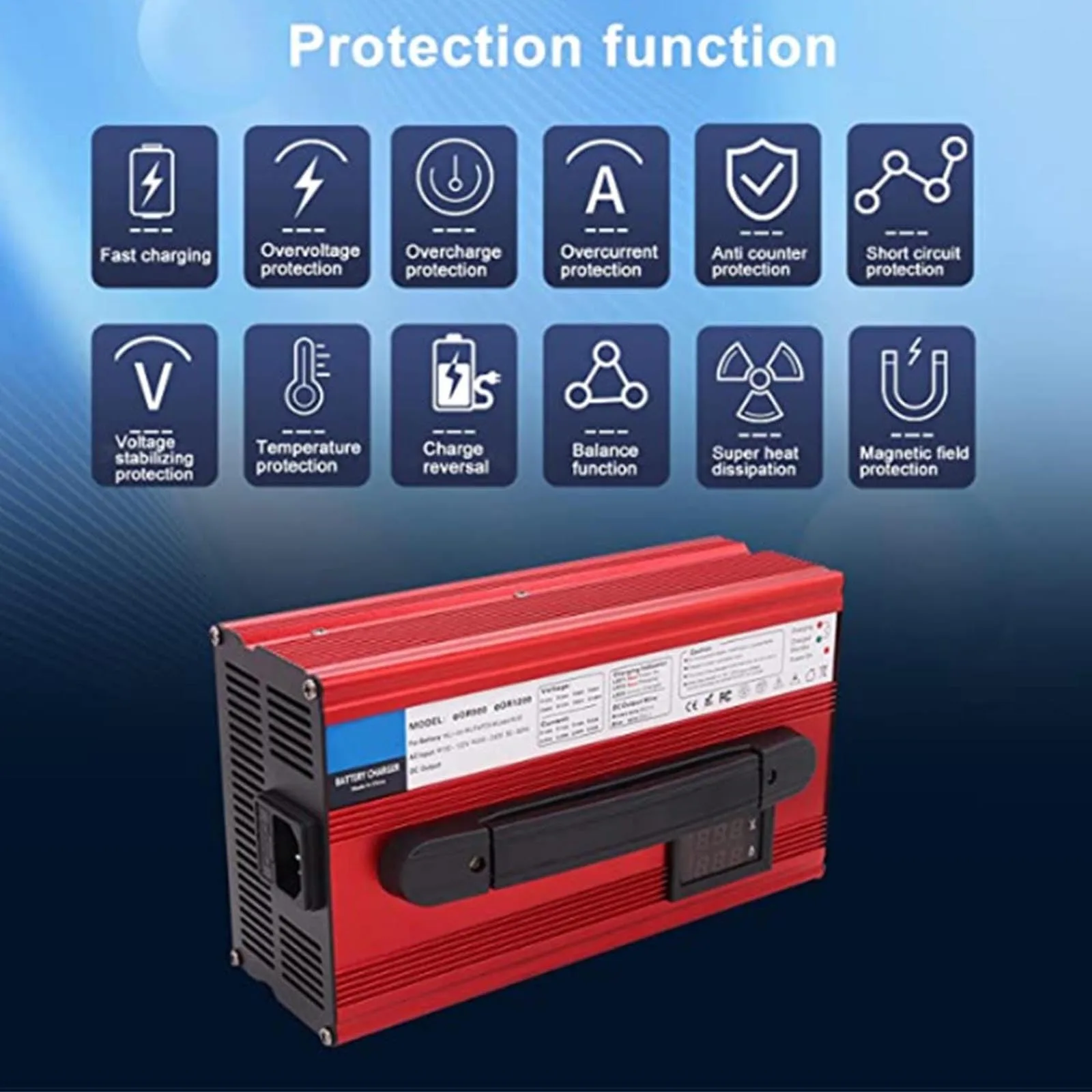 HYDTGZ 36V 18A Golf Cart Battery Charger D-65501555 image 3