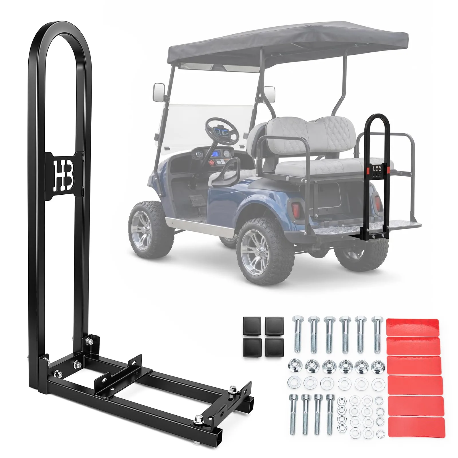 HOWBOW Golf Cart Rear Seat Grab Bar 106-006-06-1032