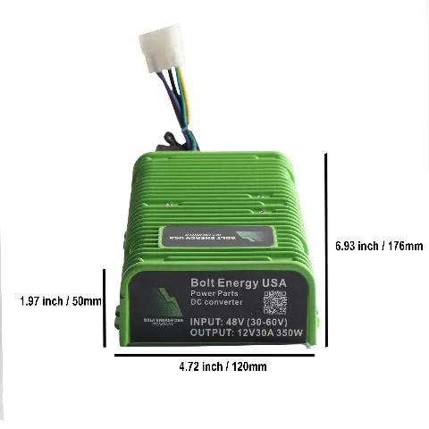 BOLT 36V/48V 30A DC/DC Golf Cart Voltage Reducer 33-006 image 3