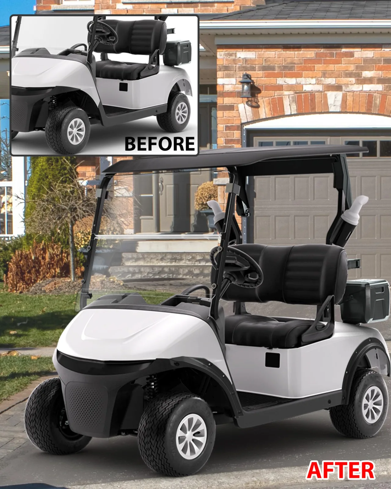 SAUTVS Fender Flares for E-Z-GO RXV Valor 2025 image 2
