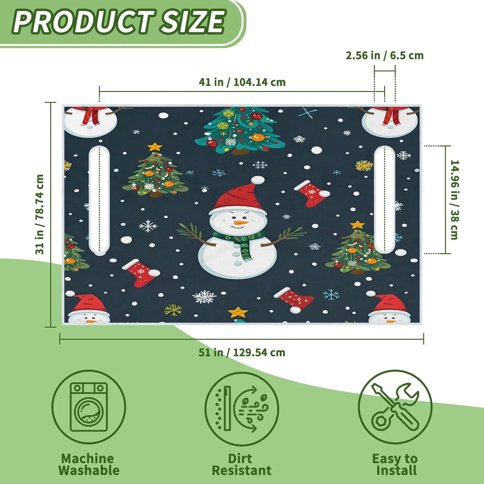 Tiveruda Golf Cart Seat Cover for Double Seats 51 x 31 in image 2