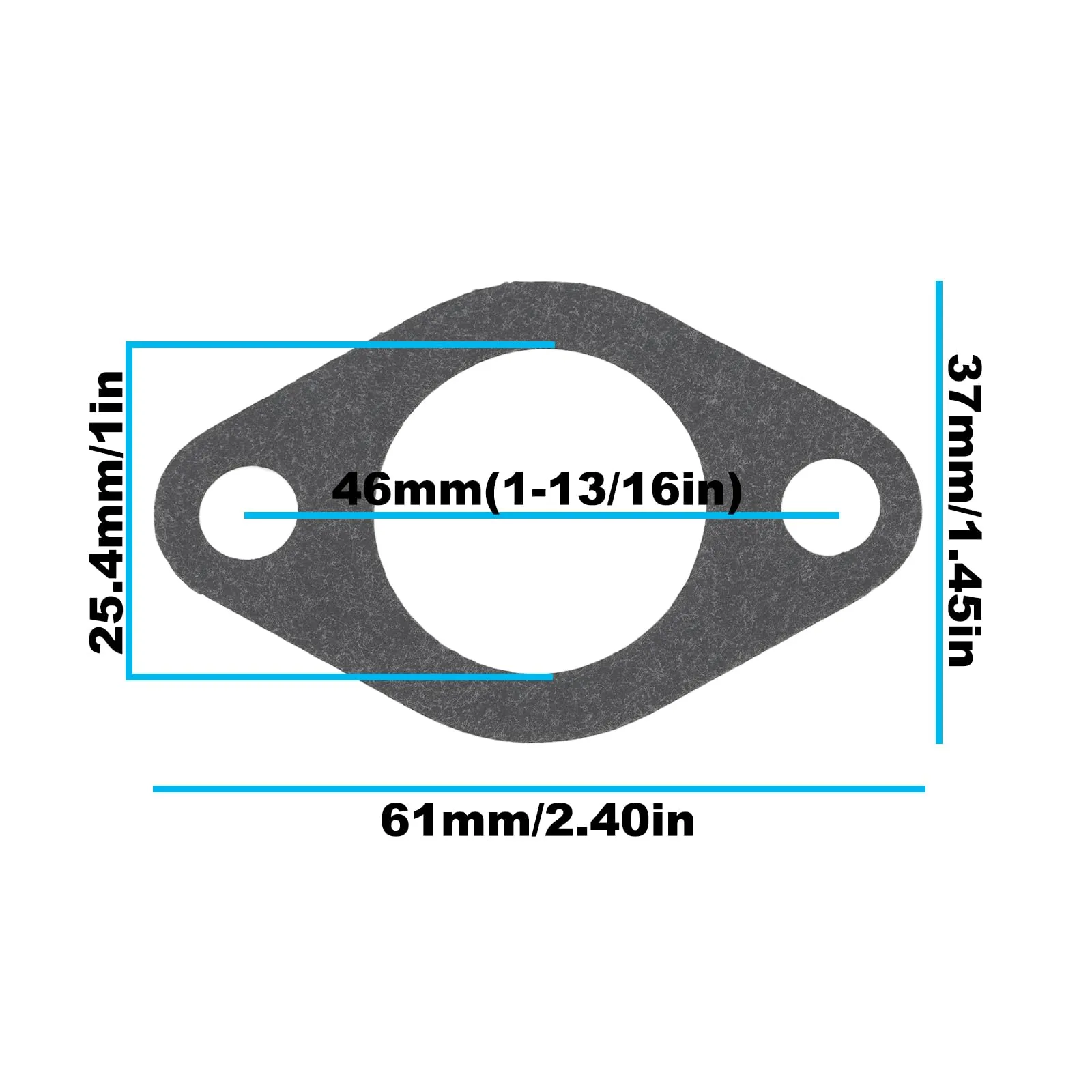 ECSiNG Carburetor Gaskets for E-Z-GO 2-Stroke Carts image 4