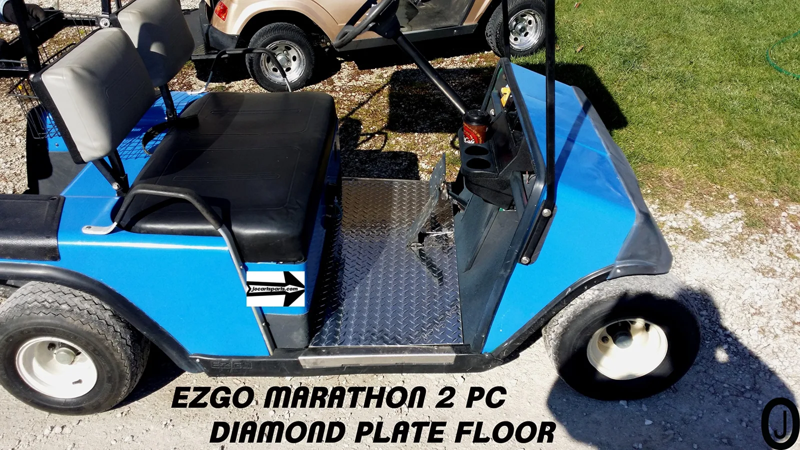 J & O Carts Parts E-Z-GO Marathon 2-Piece Floor image 2