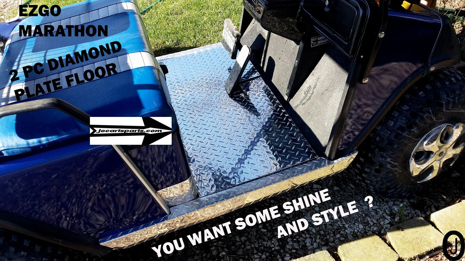 J & O Carts Parts E-Z-GO Marathon 2-Piece Floor image 3