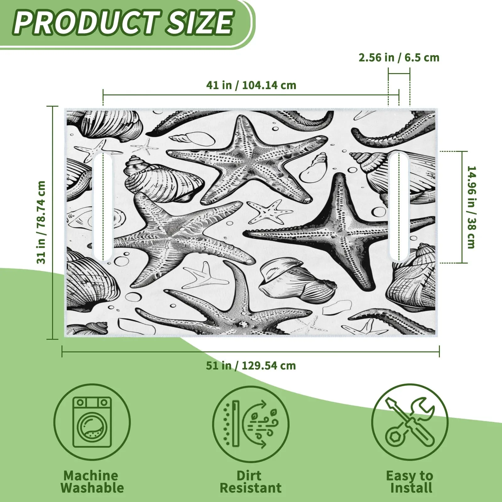 Tiveruda Golf Cart Seat Cover for Double Seats 51 x 31 in image 2
