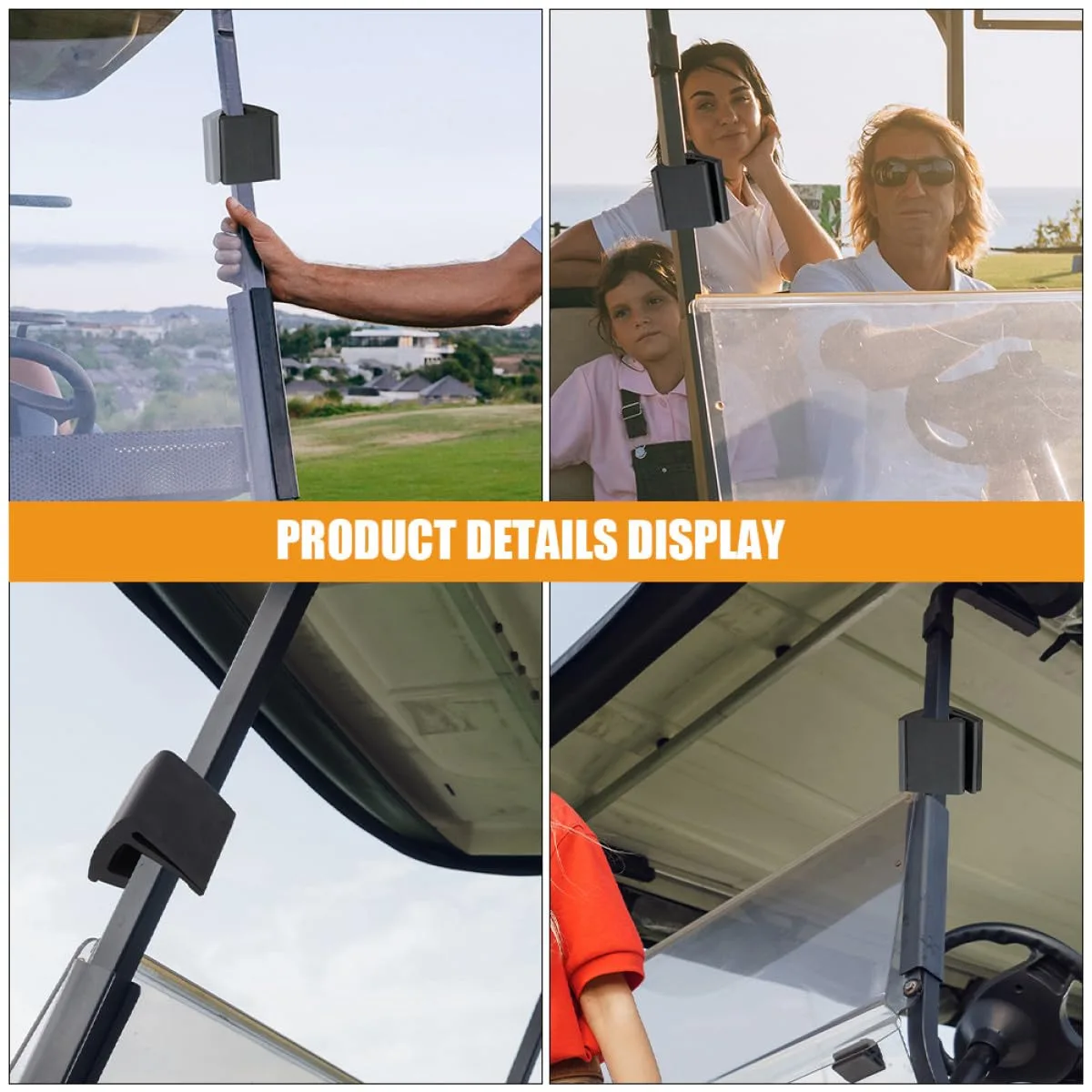 HOUDERCO Windshield Retainer Clip — Plastic Black (Part ZTE51I25KZX8XHB05T9JWW) image 3
