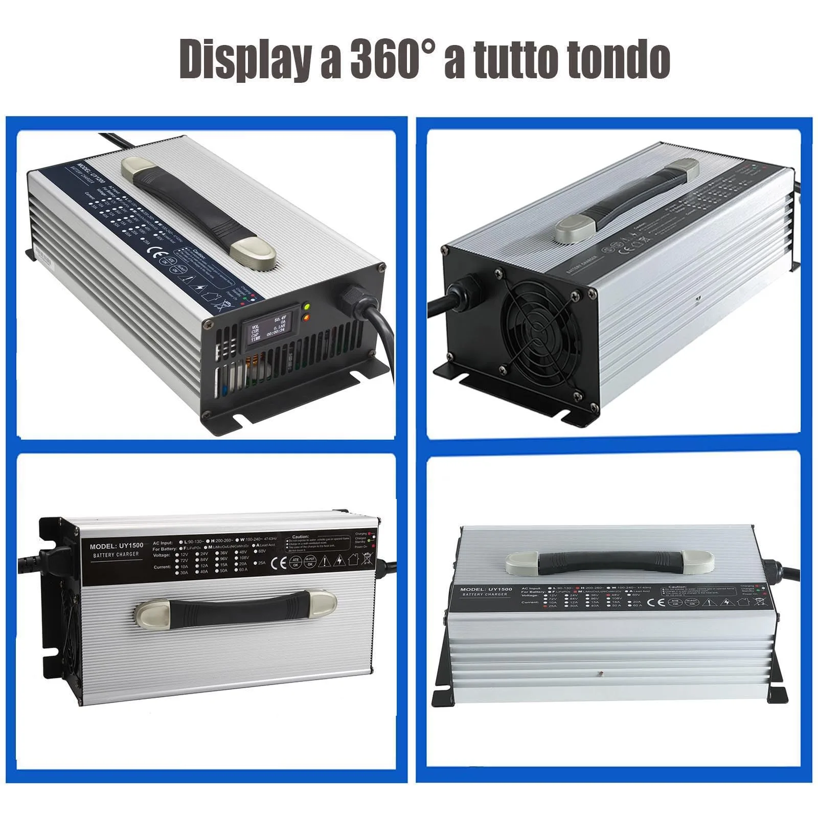 HYDTGZ 36V 30A Lead-Acid Battery Charger with LCD image 4
