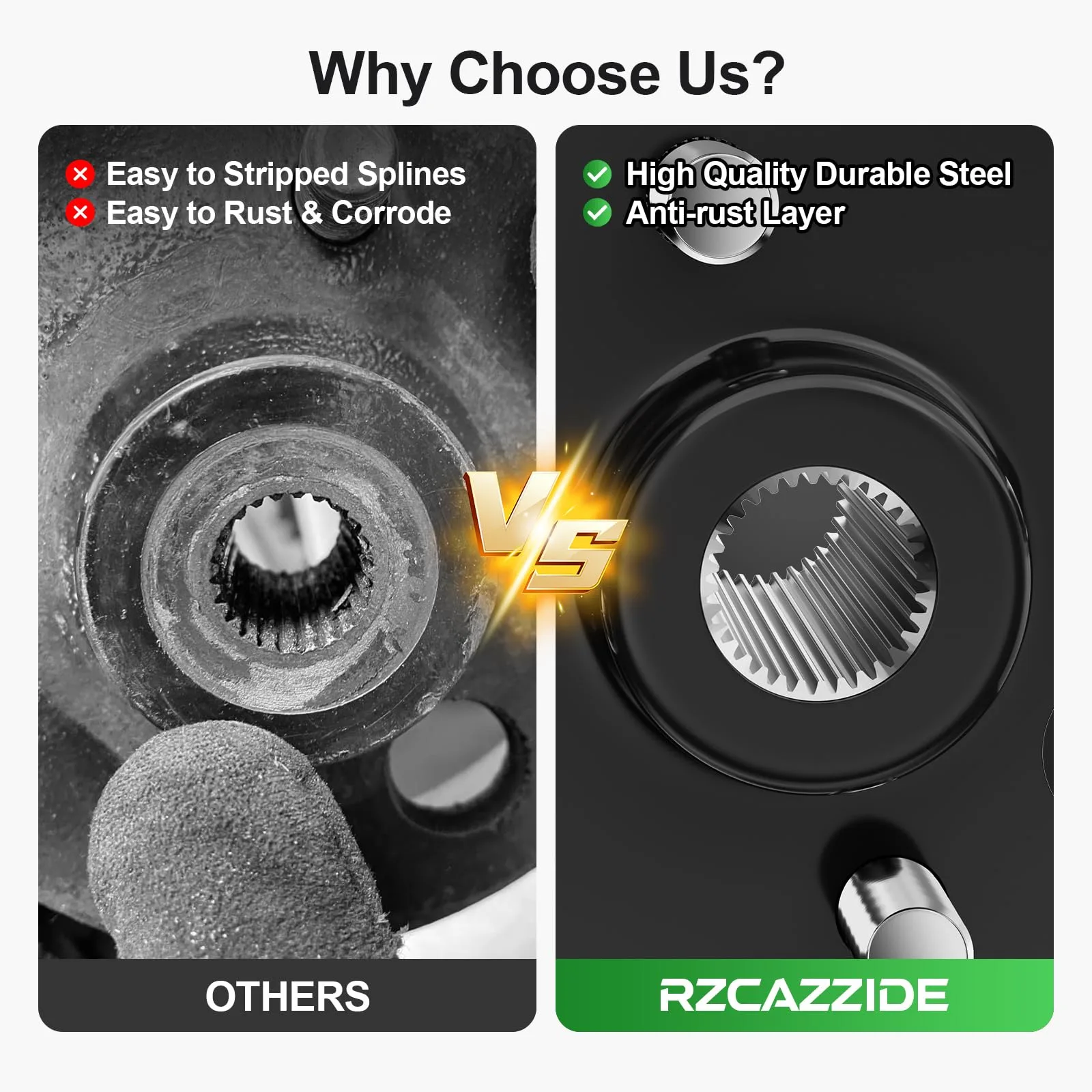 Rzcazzide Brake Hub Kit for E-Z-GO TXT and Medalist Gas Carts image 4