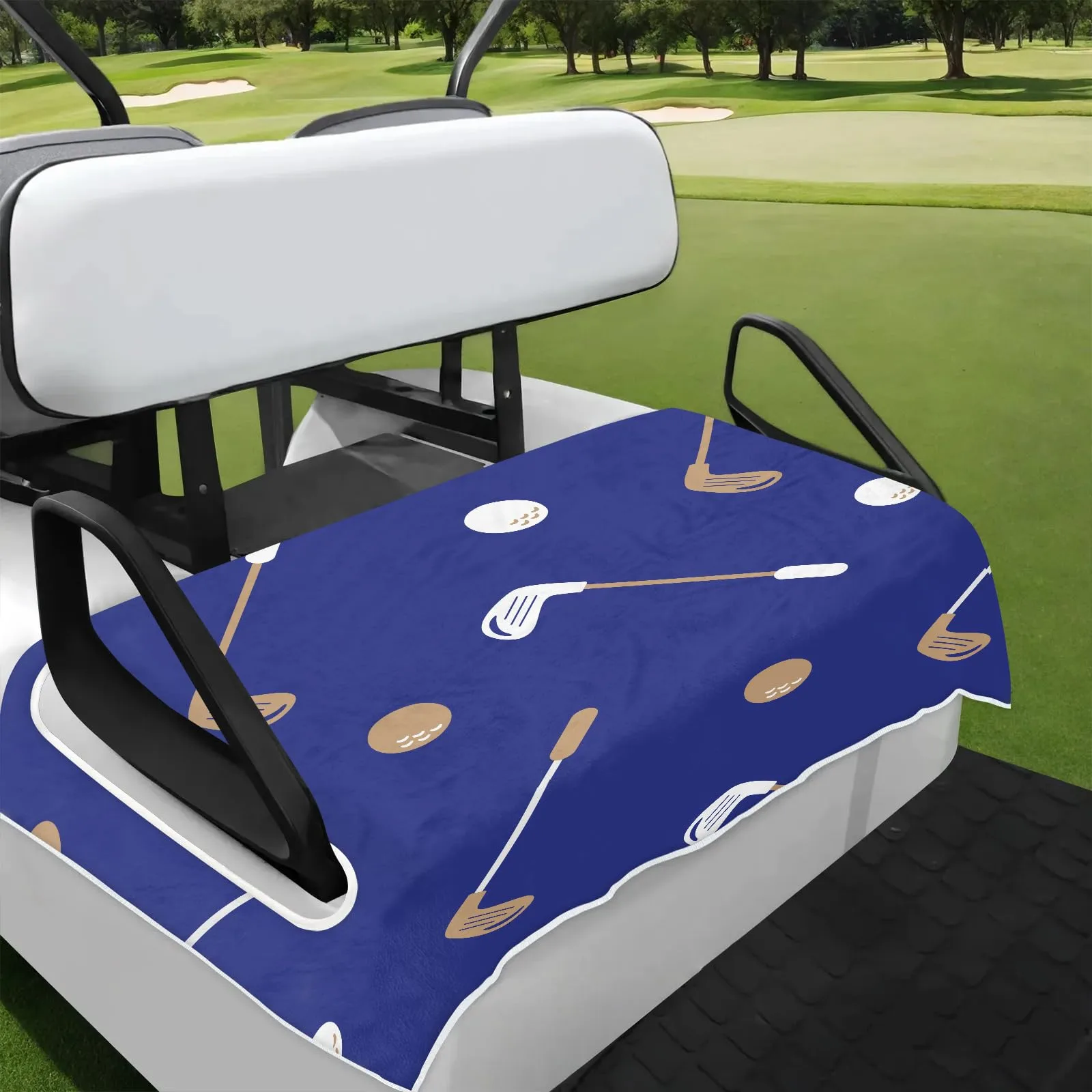 Tiveruda Golf Cart Seat Cover for Double Seats