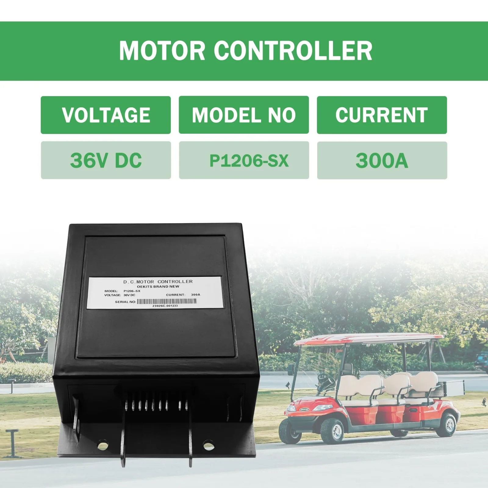 SLMLSGB 36V 300A Controller for E-Z-GO TXT Medalist image 2