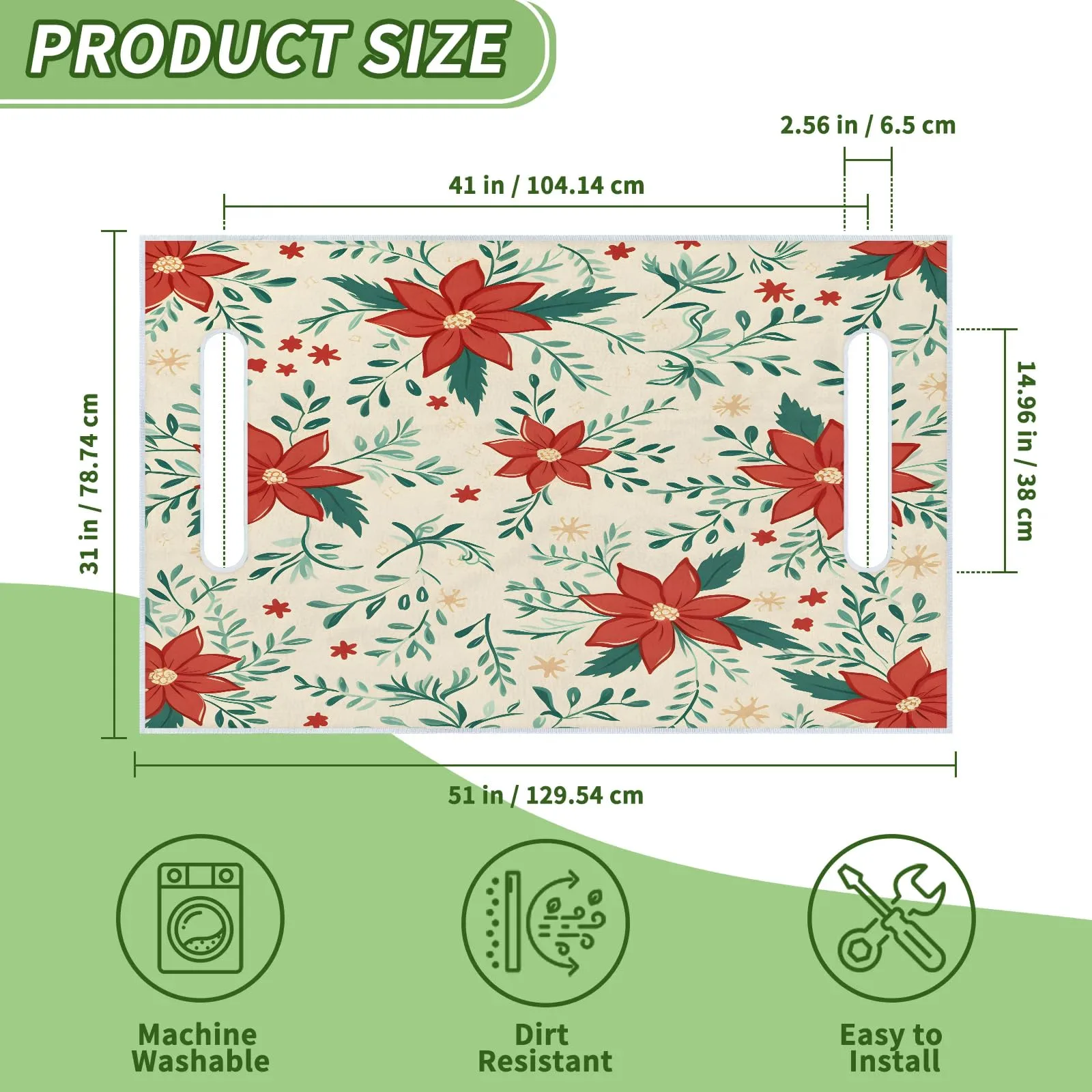 Tiveruda Golf Cart Seat Cover Blanket for Double Seats image 2