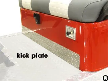 E-Z-GO Marathon Diamond Plate Kick Panel image 3