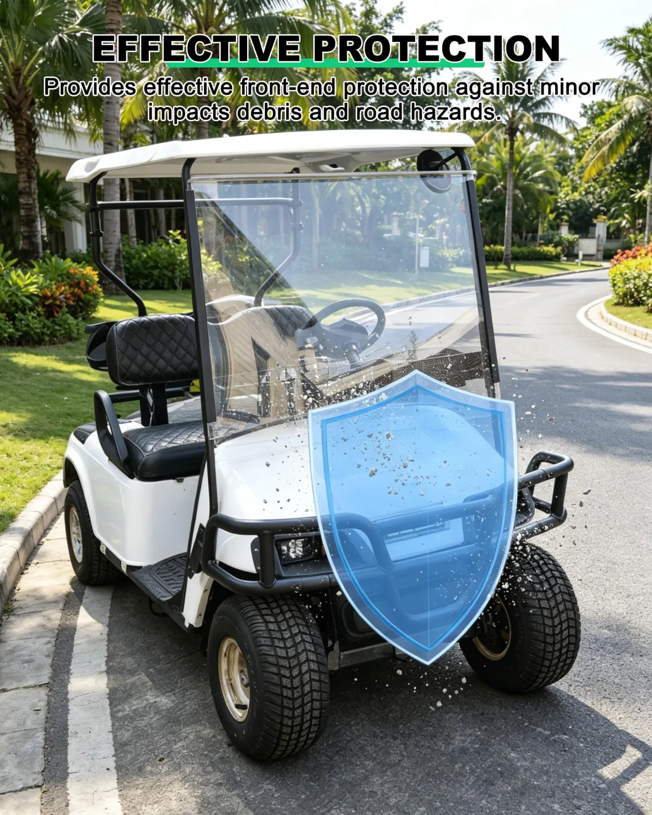 LDETXY Front Brush Guard for E-Z-GO TXT 1994-2013 image 2