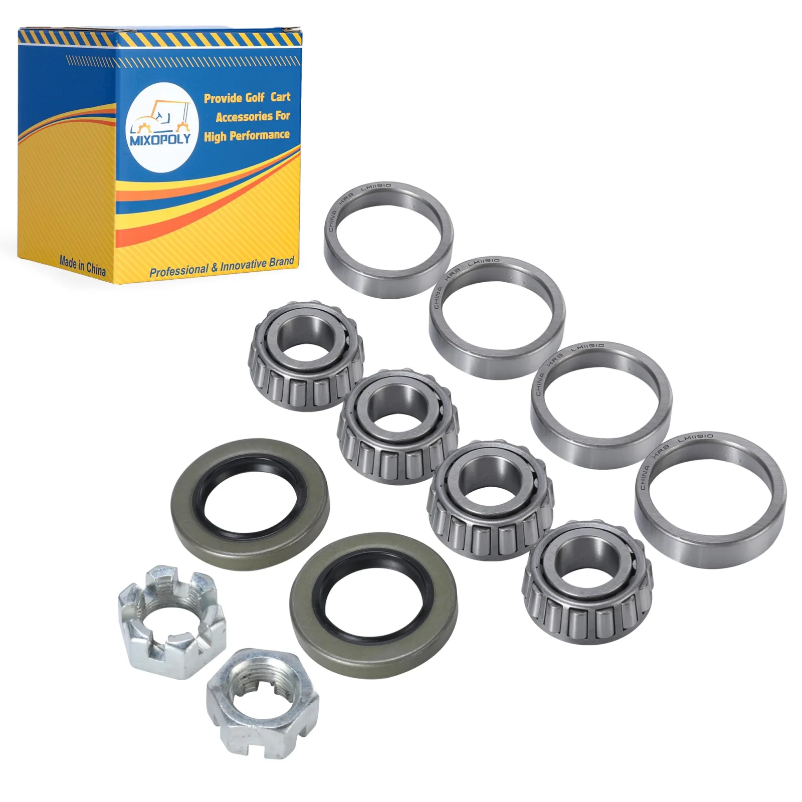 MIXOPOLY Front Hub Bearings & Seals for Club Car DS