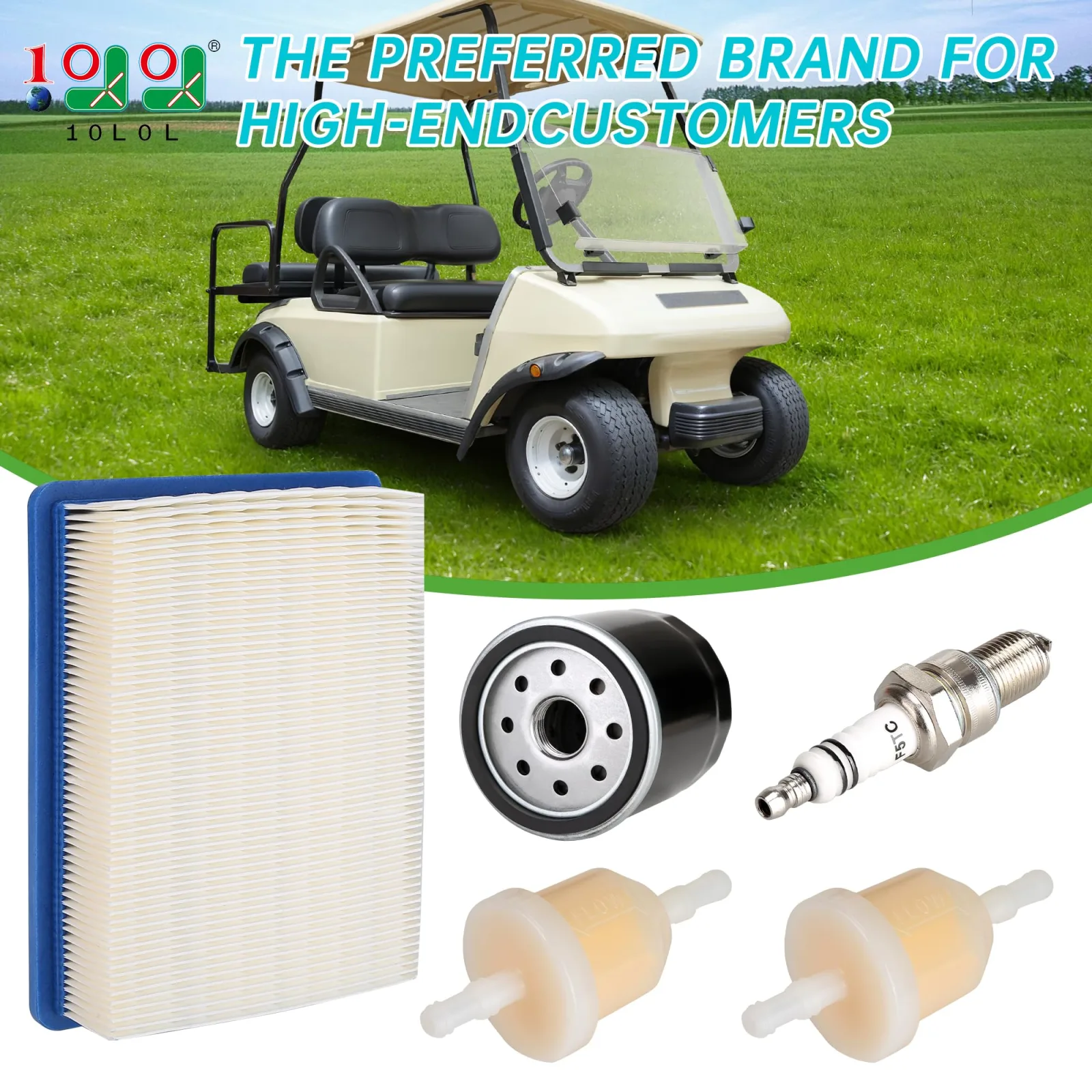10L0L Tune-Up Kit for Club Car DS FE290/FE350 Gas Carts image 2