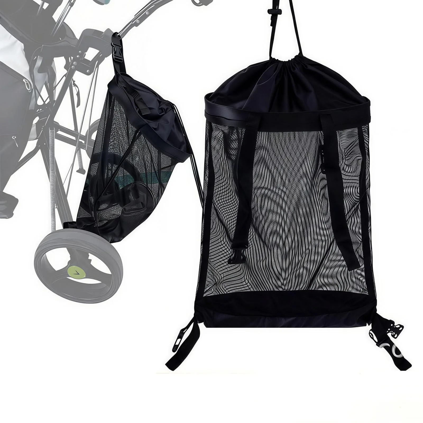 jnbhgmk Rear Golf Cart Storage Bag for Marshell DG-M4S