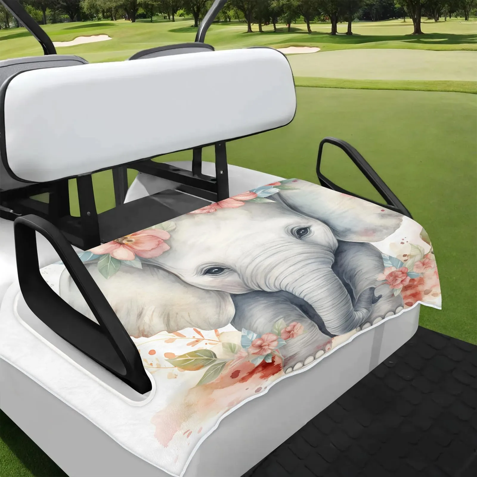Tiveruda Golf Cart Seat Cover for Double Seats