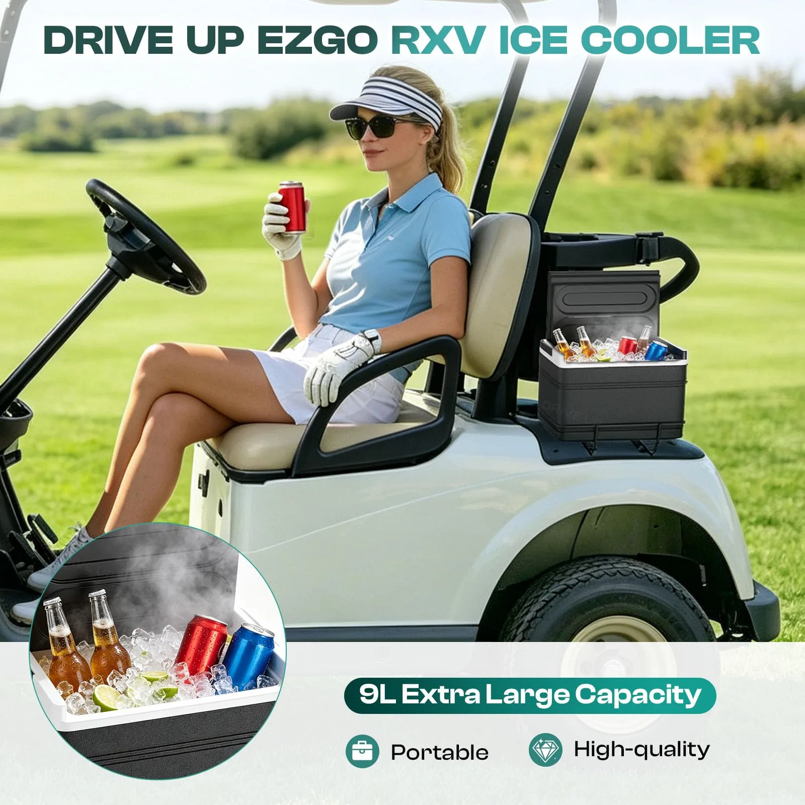 DRIVE UP Cooler and Mount for E-Z-GO RXV – DU00221 image 4