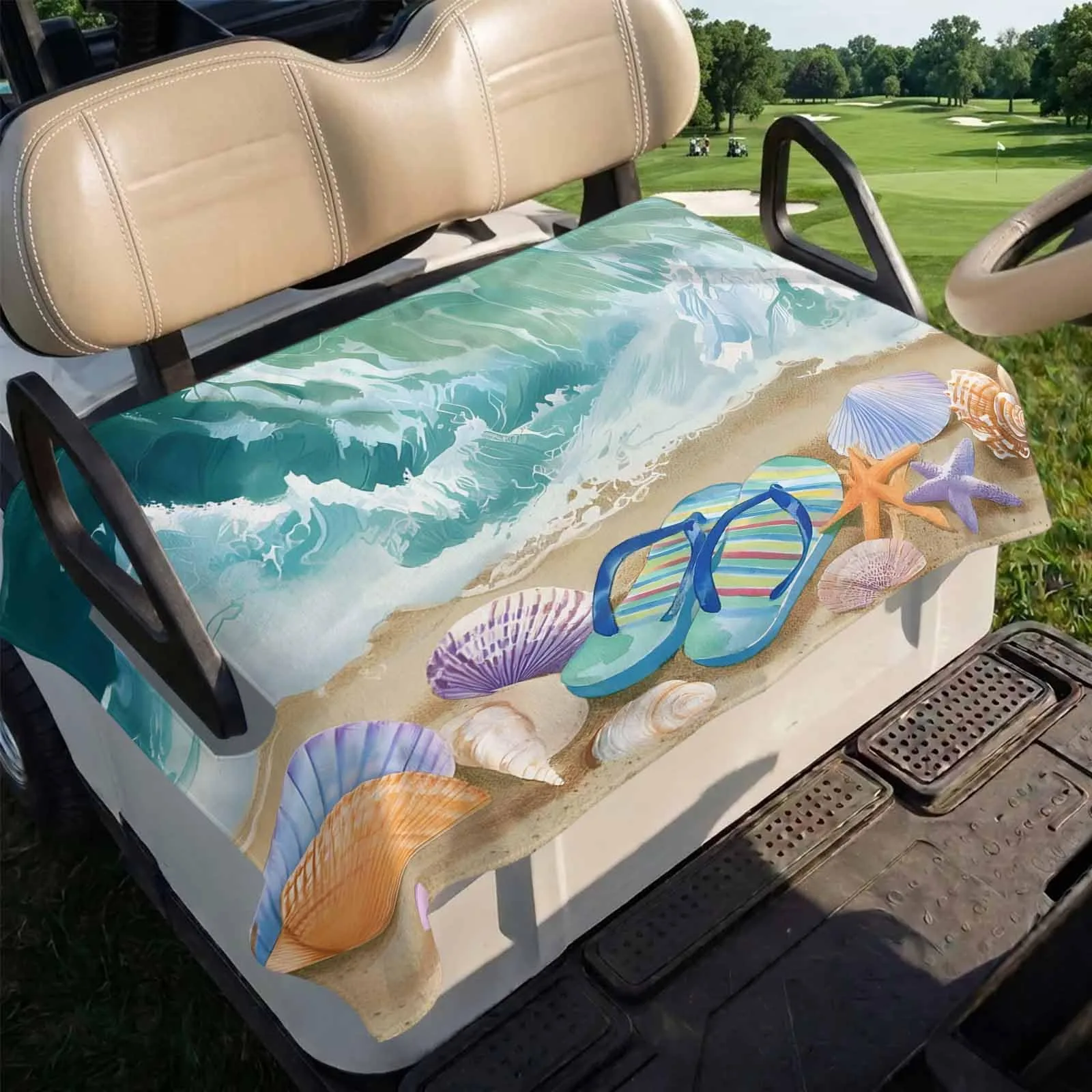 Trosturdspn 51" x 31" Microfiber Golf Cart Seat Towel Blanket image 4
