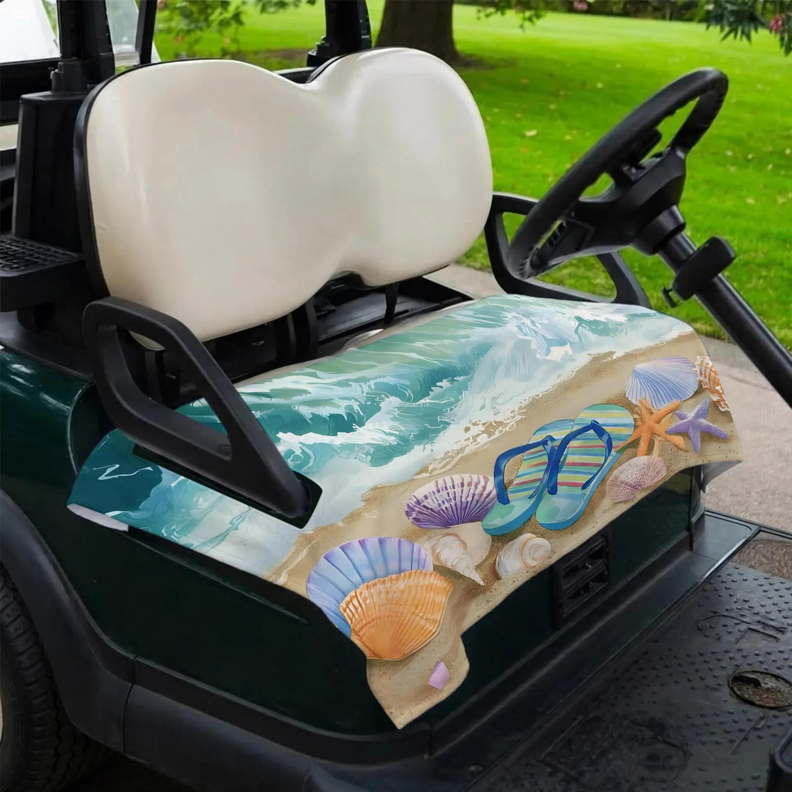 Trosturdspn 51" x 31" Microfiber Golf Cart Seat Towel Blanket