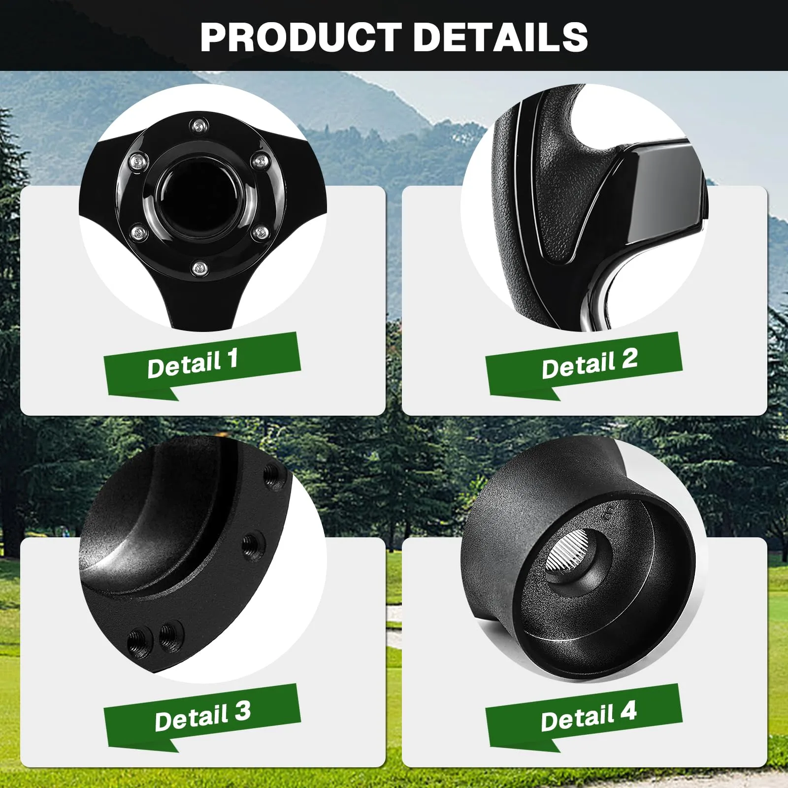 VOONKE Steering Wheel Adapter for E-Z-GO TXT/RXV image 3