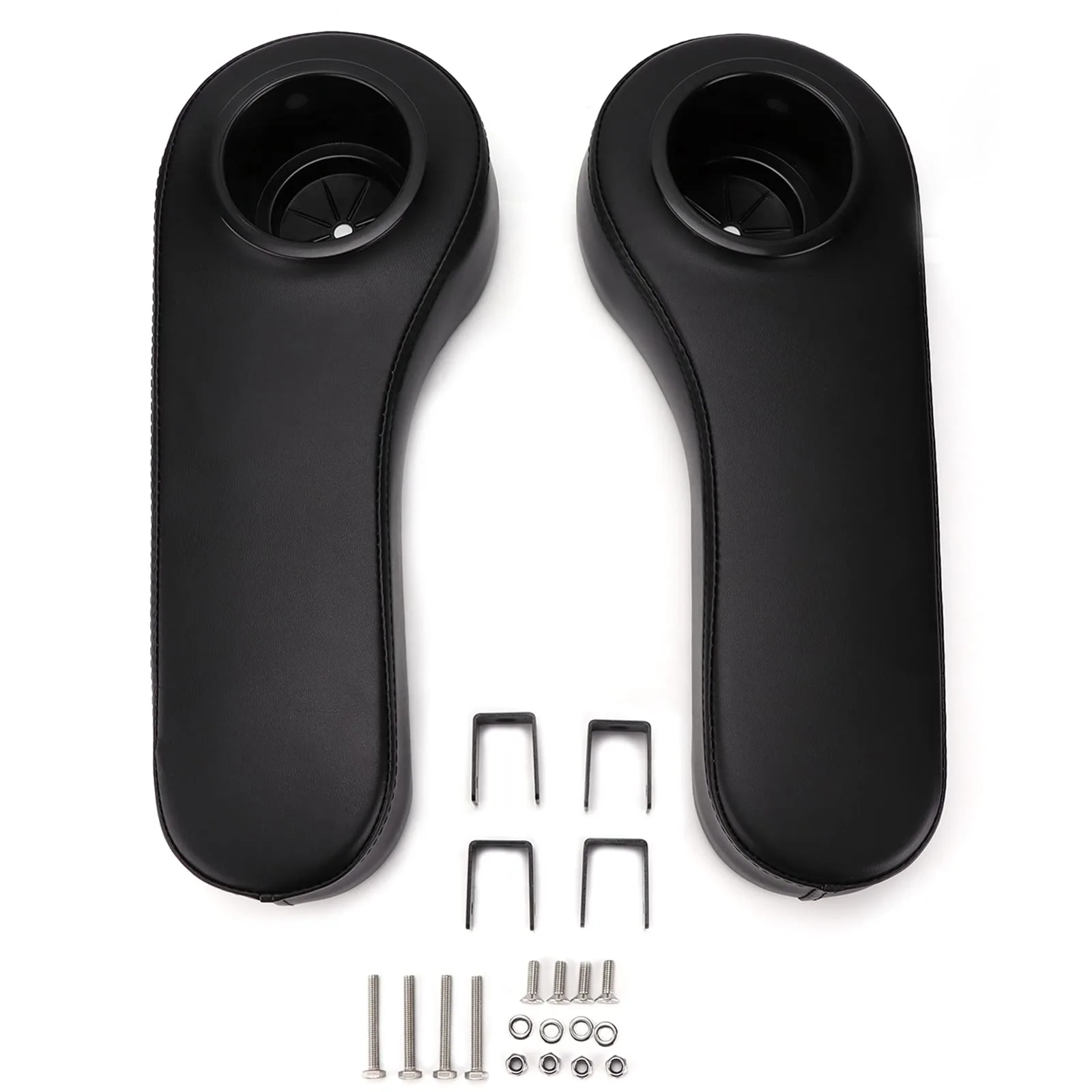 ZTTW Golf Cart Rear Seat Armrests with Cup Holders