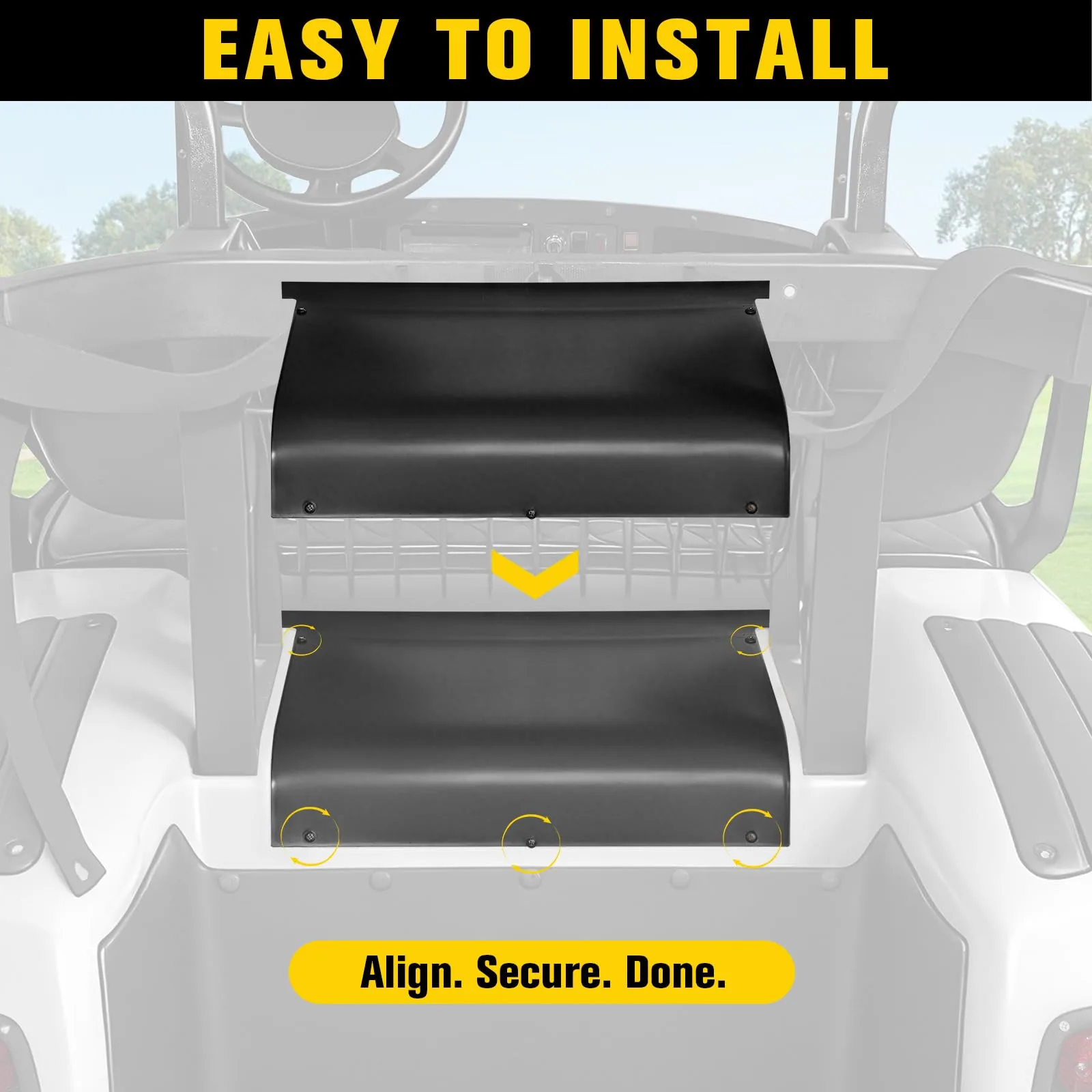 HSUTVXPRO Rear Access Panel Cover for E-Z-GO TXT & Medalist (ST118) image 4