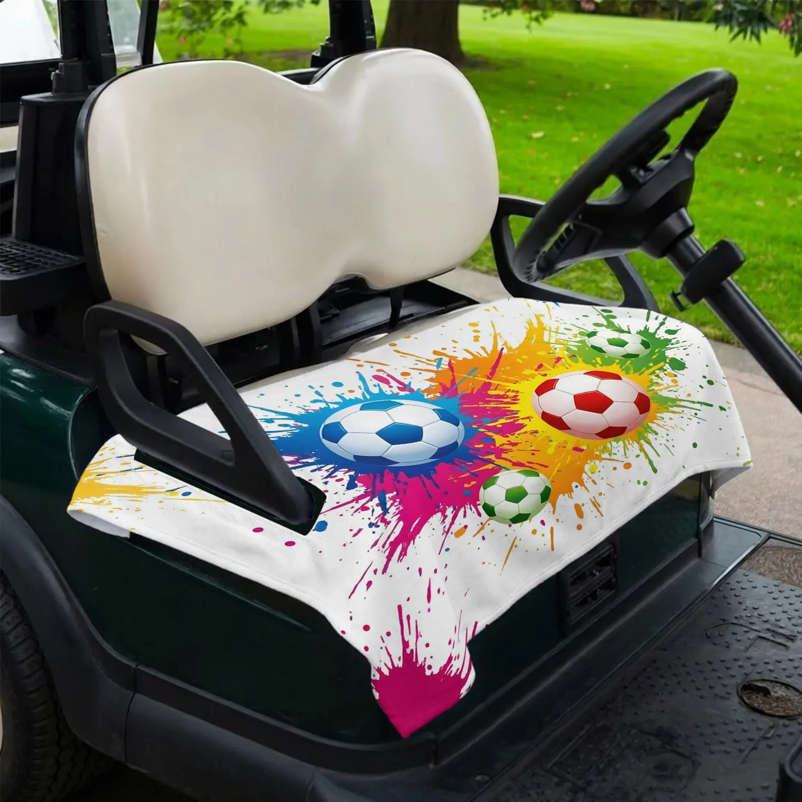 DecorLovee Golf Cart Seat Cover, 51 x 31 Inches image 2