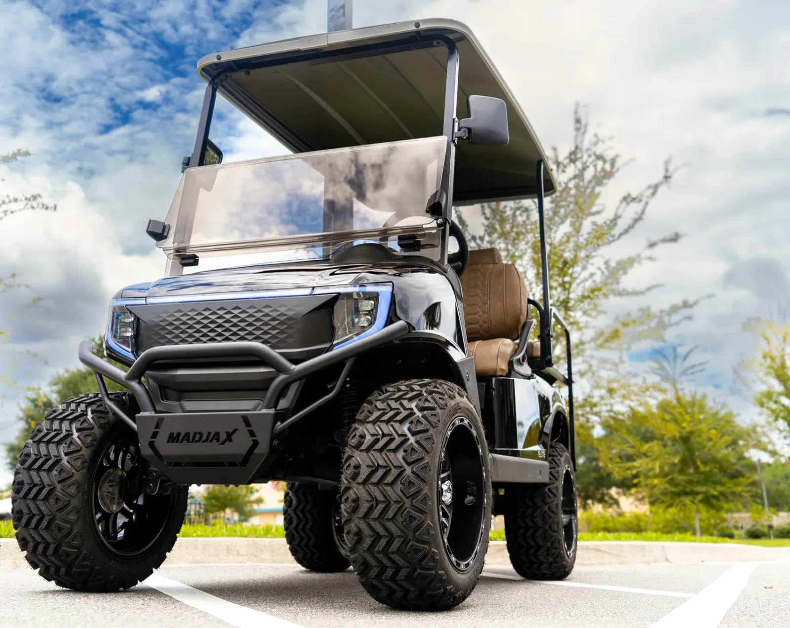 MADJAX 14-037 Brush Guard for E-Z-GO RXV with APEX Body Kit image 2