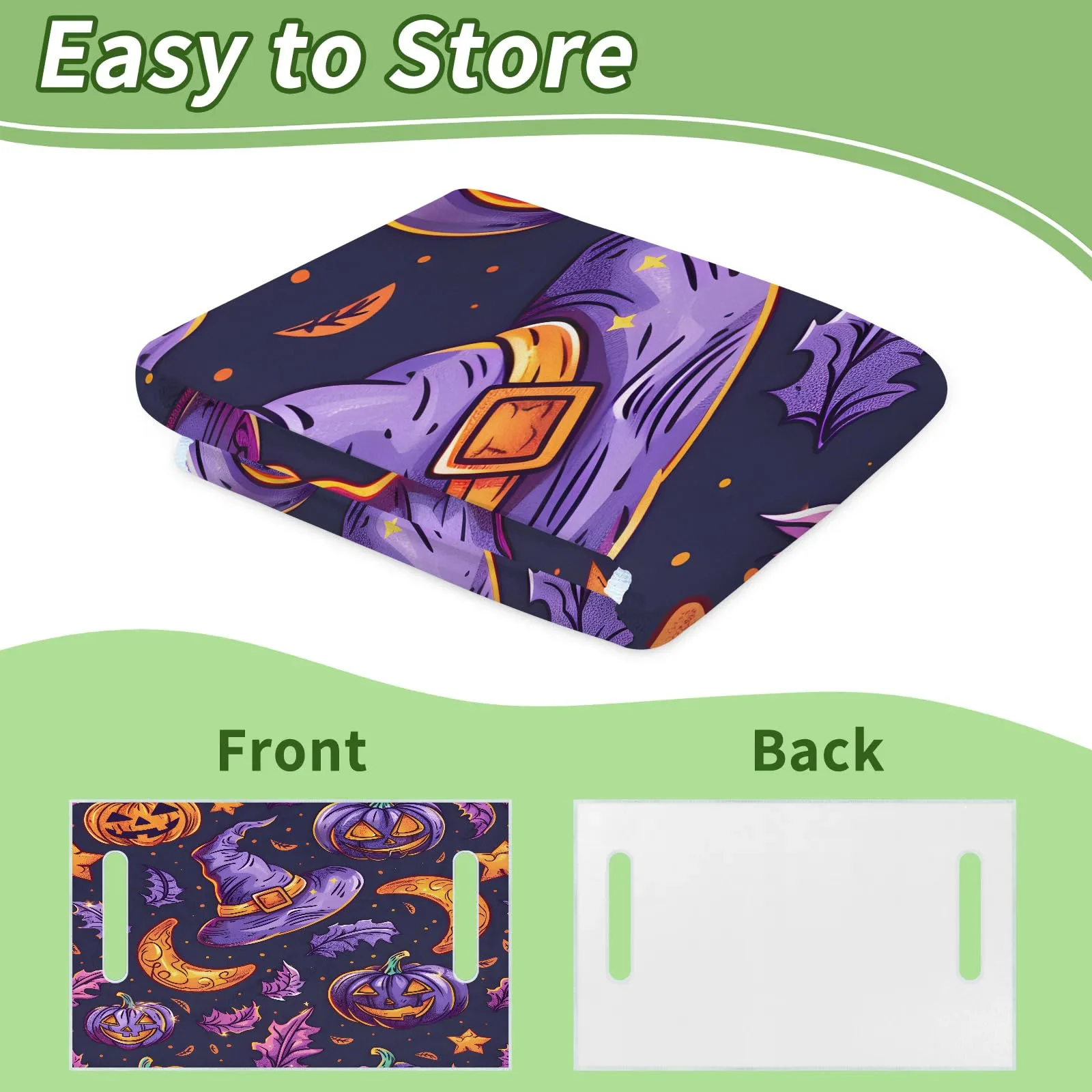 Tiveruda Halloween Pumpkin Golf Cart Seat Cover 51 x 31 in image 4
