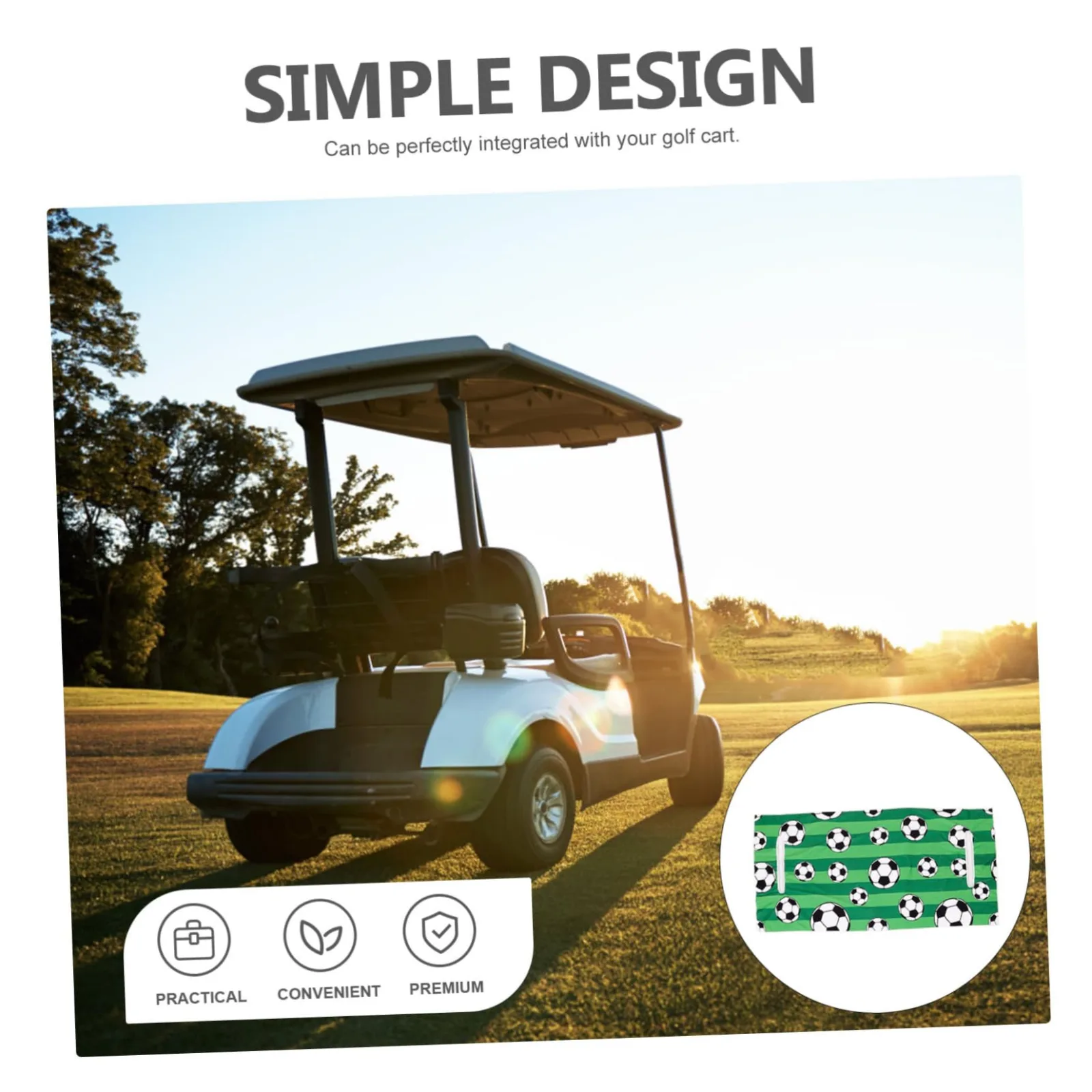 Happyyami Polyester Golf Cart Seat Cover 1UO44VQVIIA3A0O747MP212V9 image 3