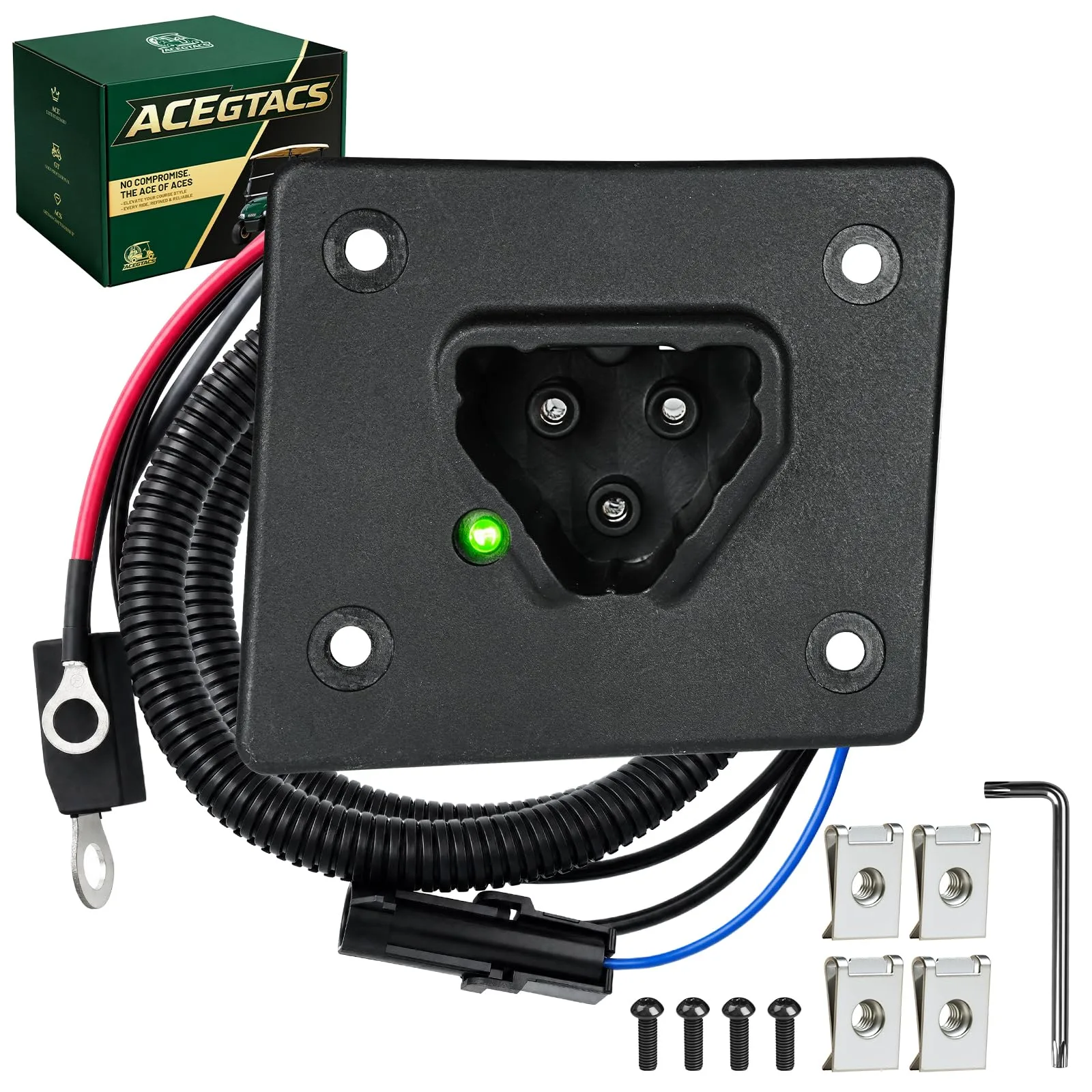 ACEGTACS 48V E-Z-GO Charger Receptacle 602529
