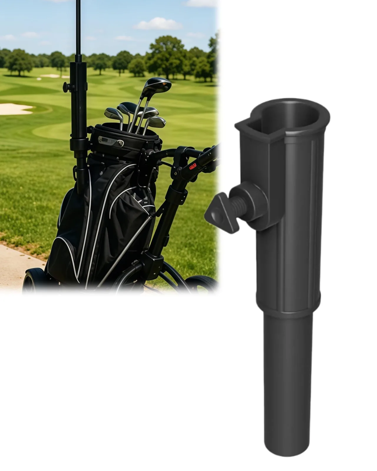 Generic Umbrella Holder Extension for MGI Zip Navigator