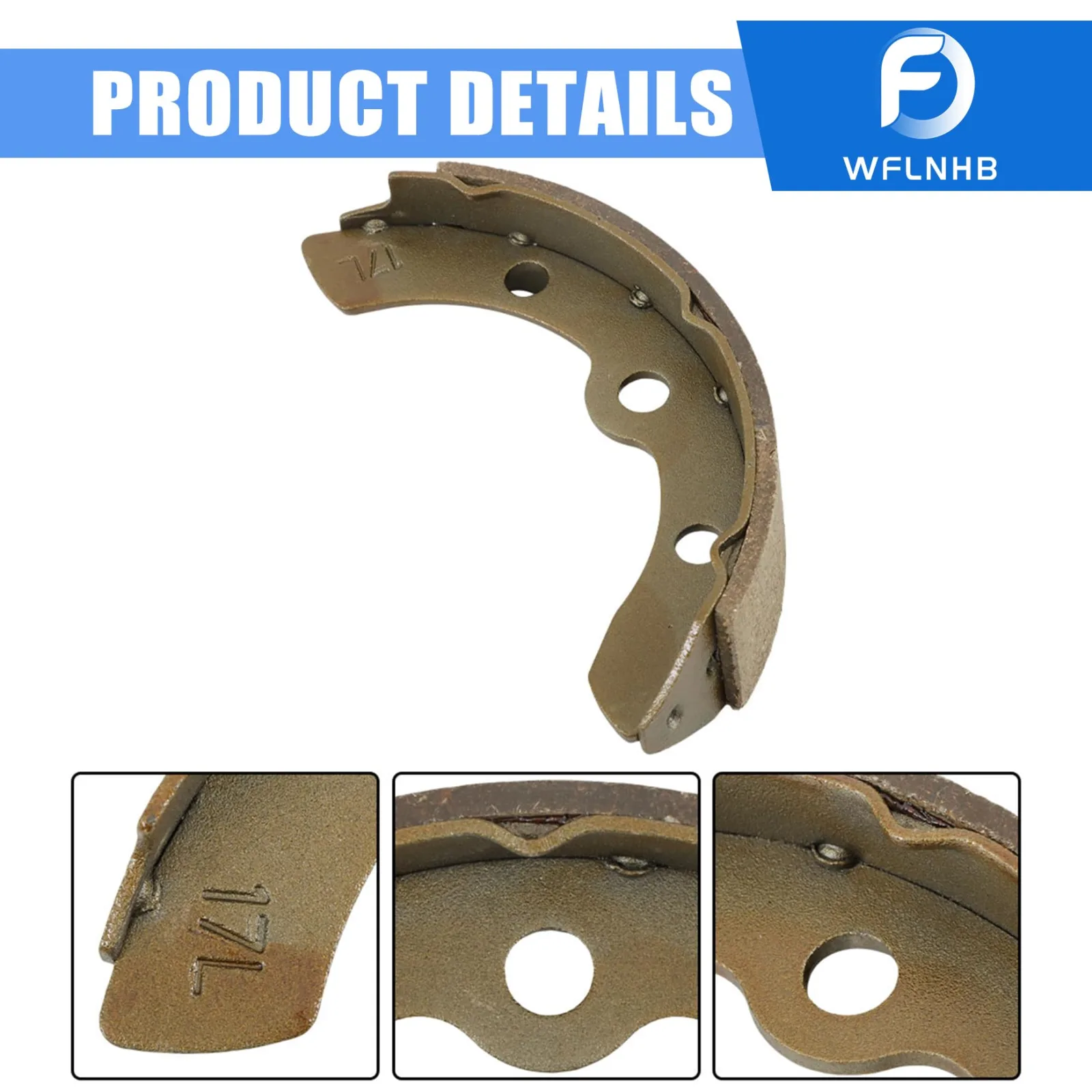 WFLNHB Brake Drum Shoes Kit for Yamaha G1-G9, 1982-1992 image 4