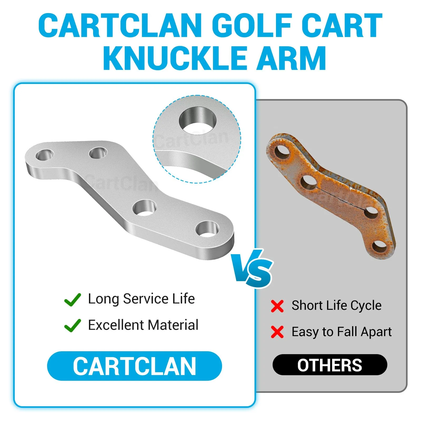 CartClan Knuckle Arm for Yamaha G29 Drive 2007-2016 image 3