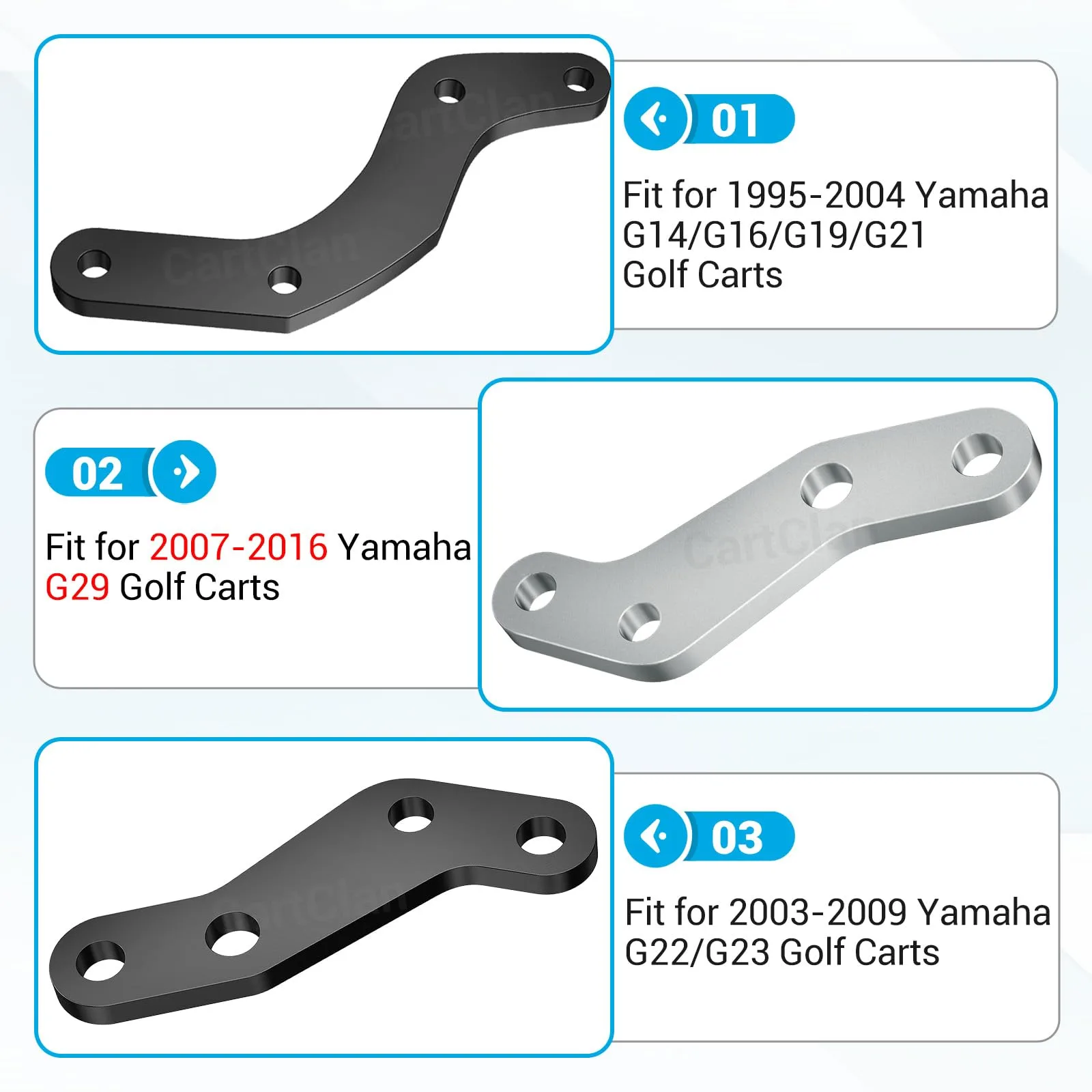 CartClan Knuckle Arm for Yamaha G29 Drive 2007-2016 image 4