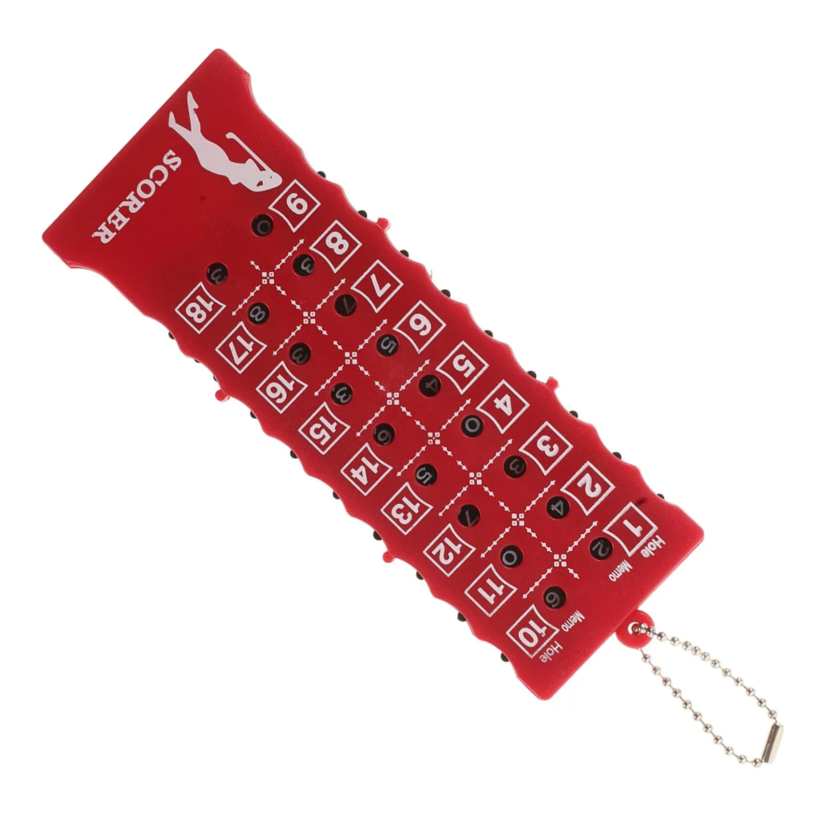 balacoo Golf Score Counter Red ABS Scorer