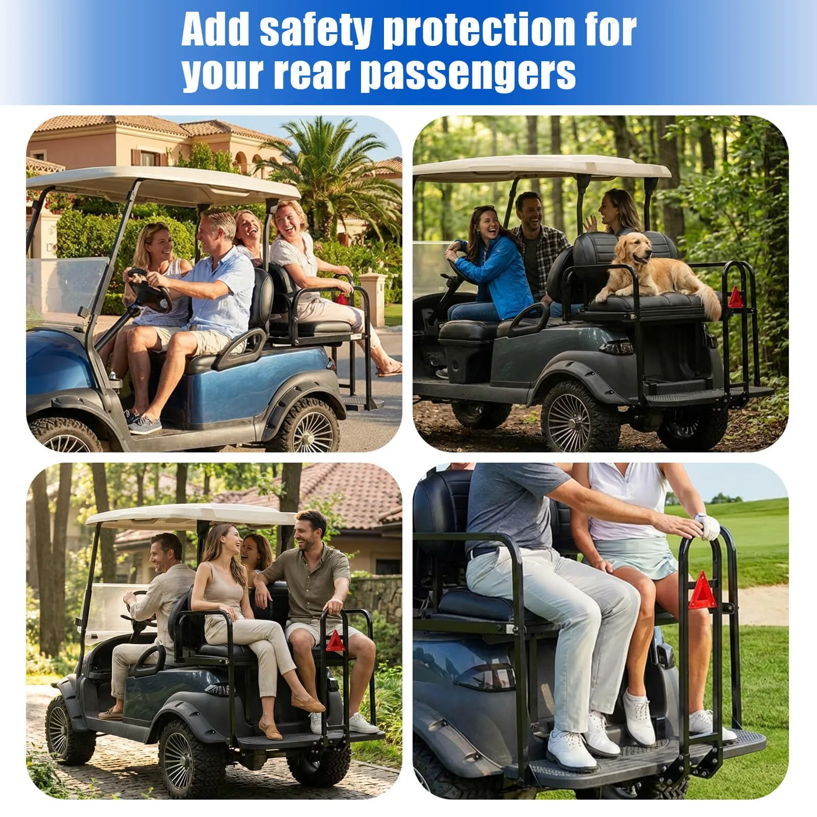NOKINS NKS20008N Golf Cart Rear Safety Grab Bar image 2