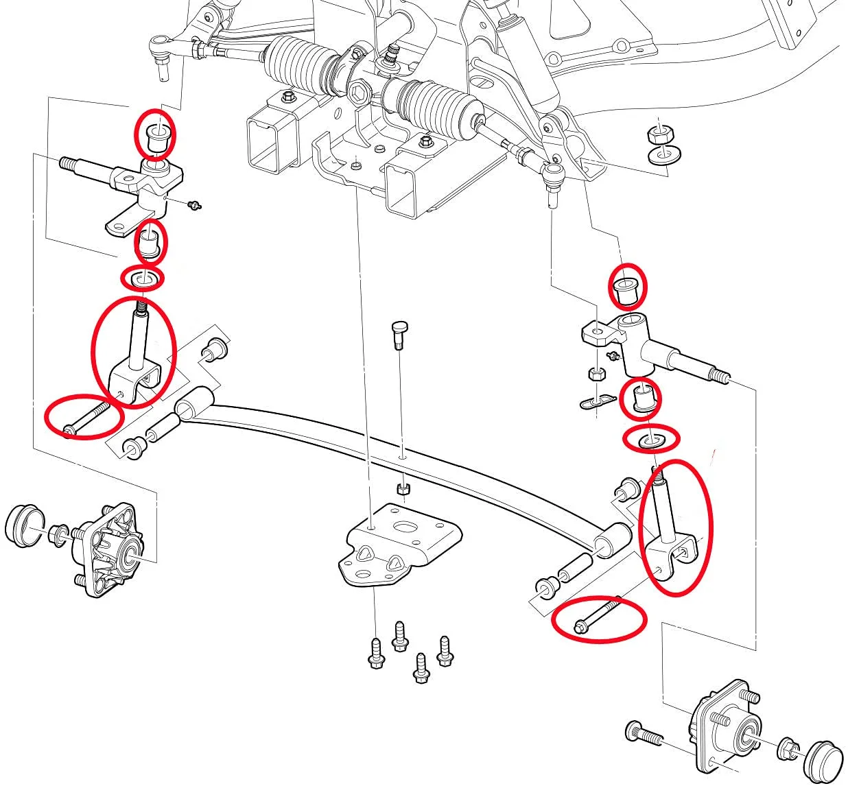 Dr.Acces King Pin Repair Kit for Club Car Precedent 2004+ image 4